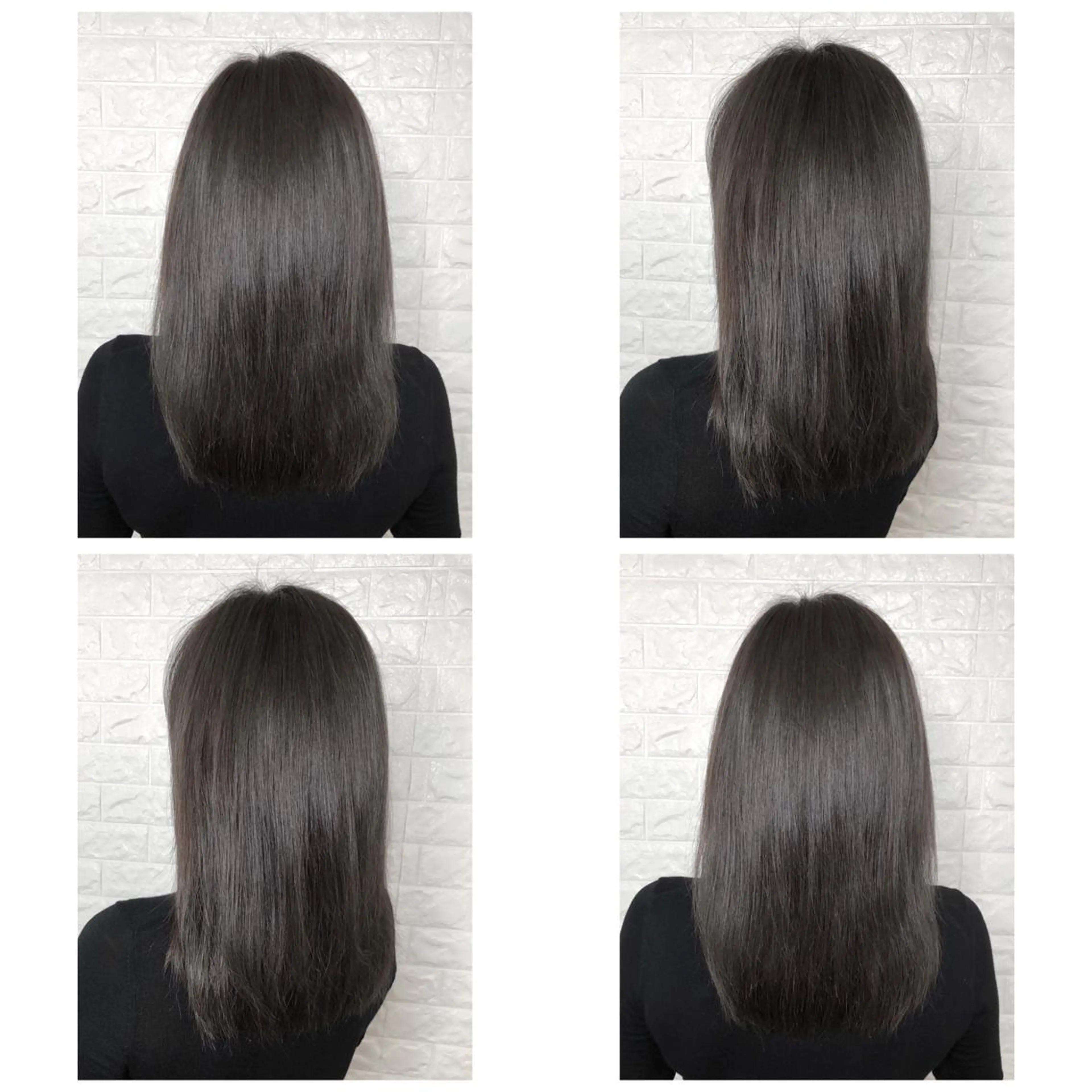 ミディアム カラー アッシュ 透明感カラー KIZU 髪質改善 オカルト怪談のヘアスタイル