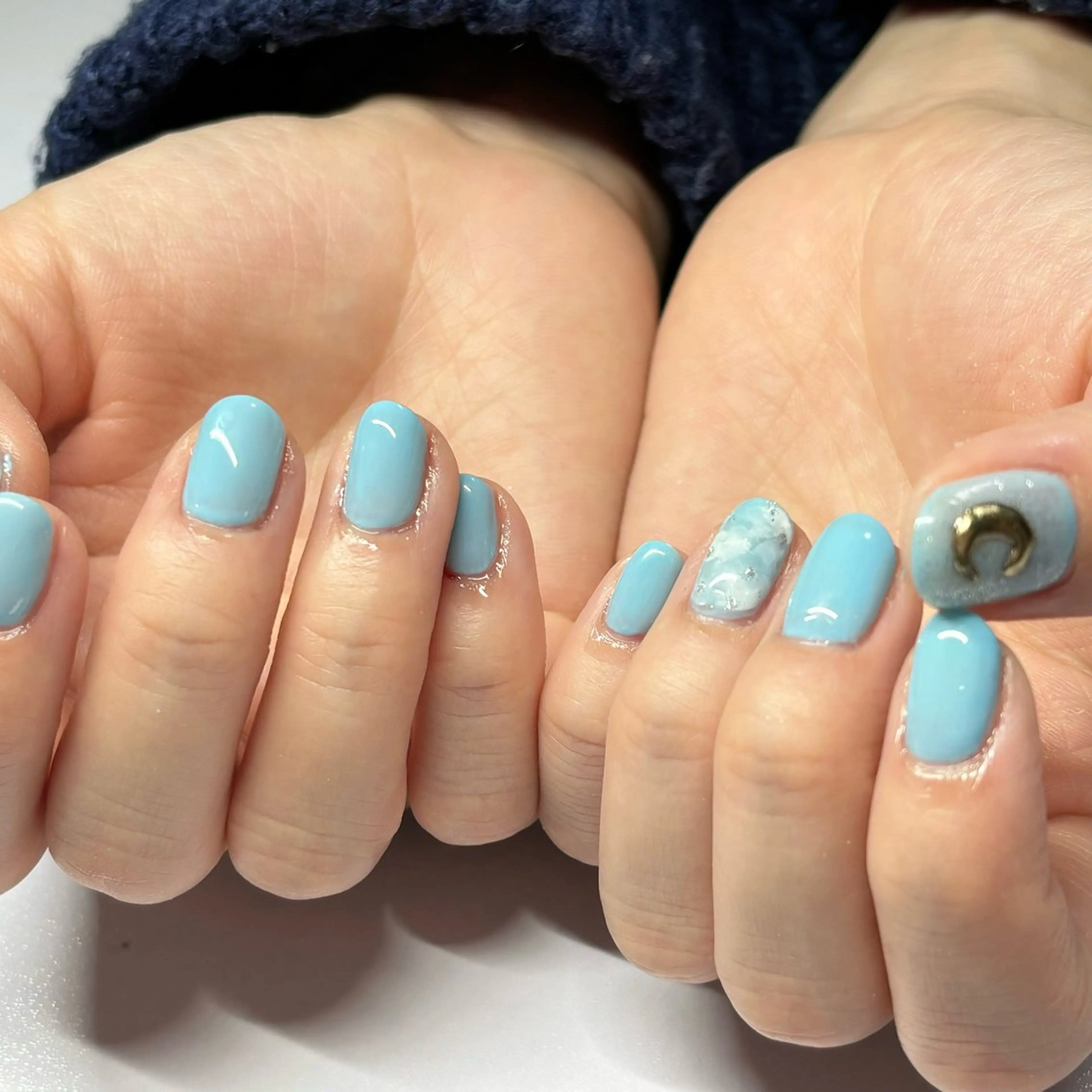 ネイル パステルネイル シンプルネイル ハンドネイル 8appy kurumiのネイルデザイン
