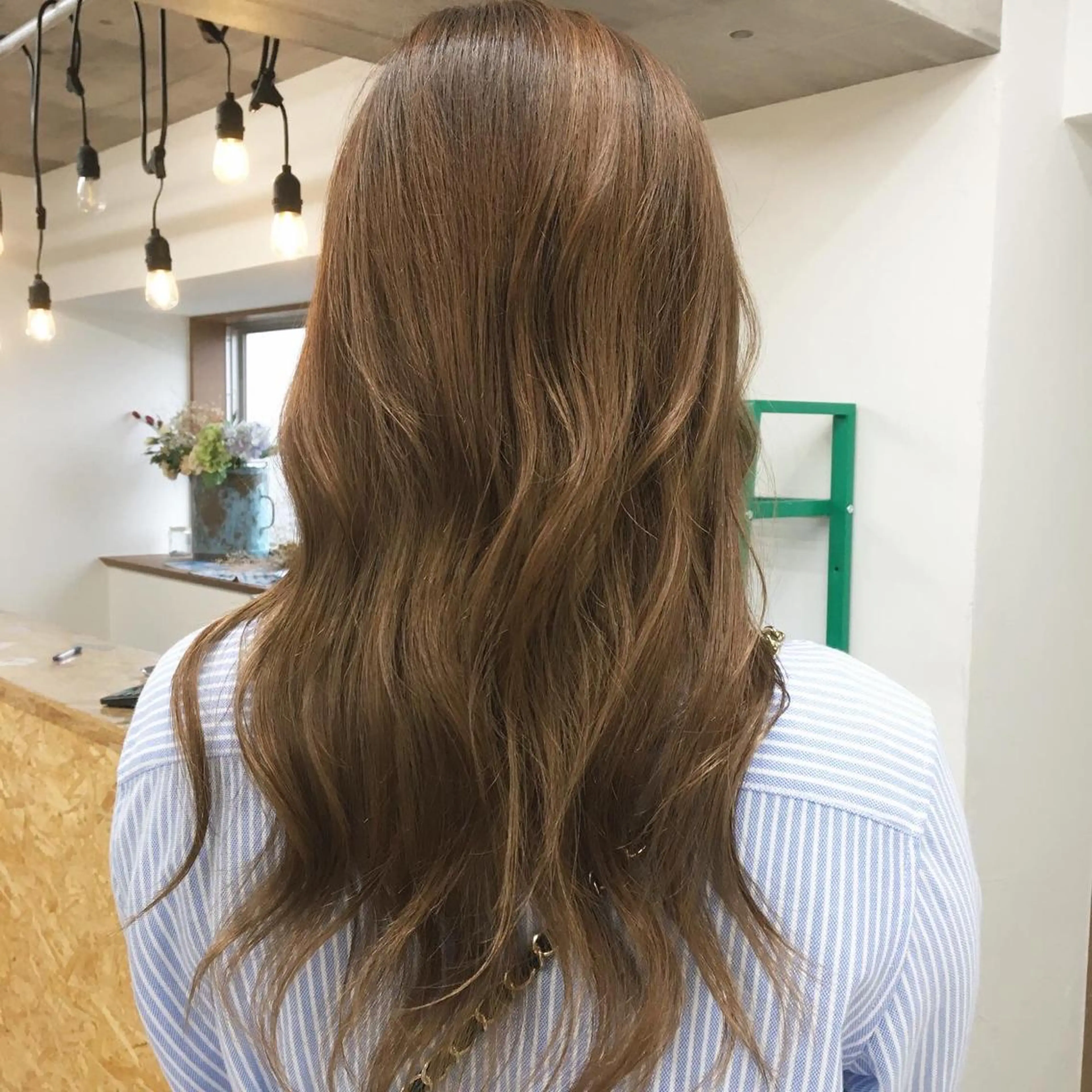 セミロング カラー パーマ ヘアアレンジ キッズ ネイル current所属・お洒落カジュアル 💫高橋優也💫のヘアスタイル