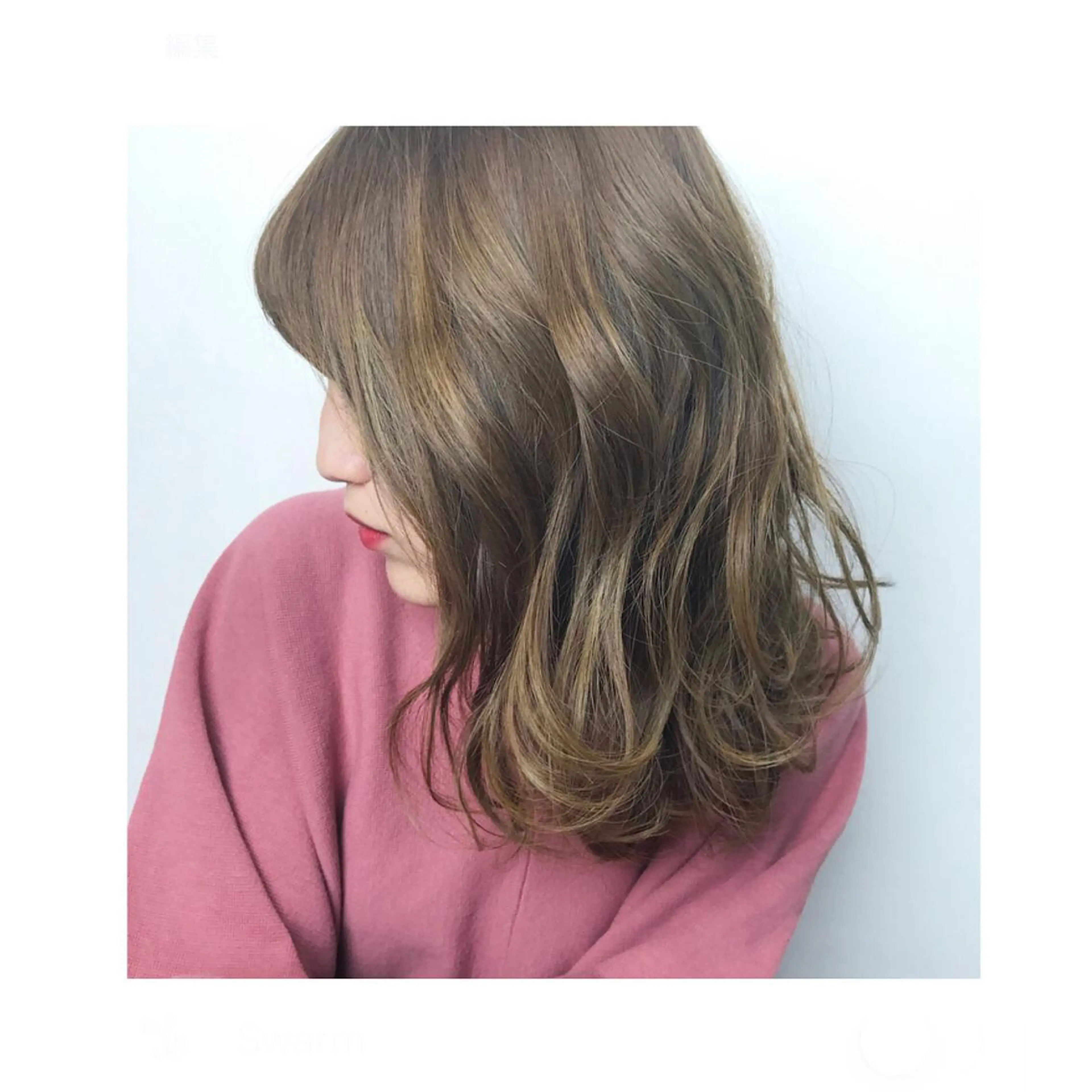 ミディアム セミロング ロング カラー カット特化柏駅 徒歩3分LOUのヘアスタイル