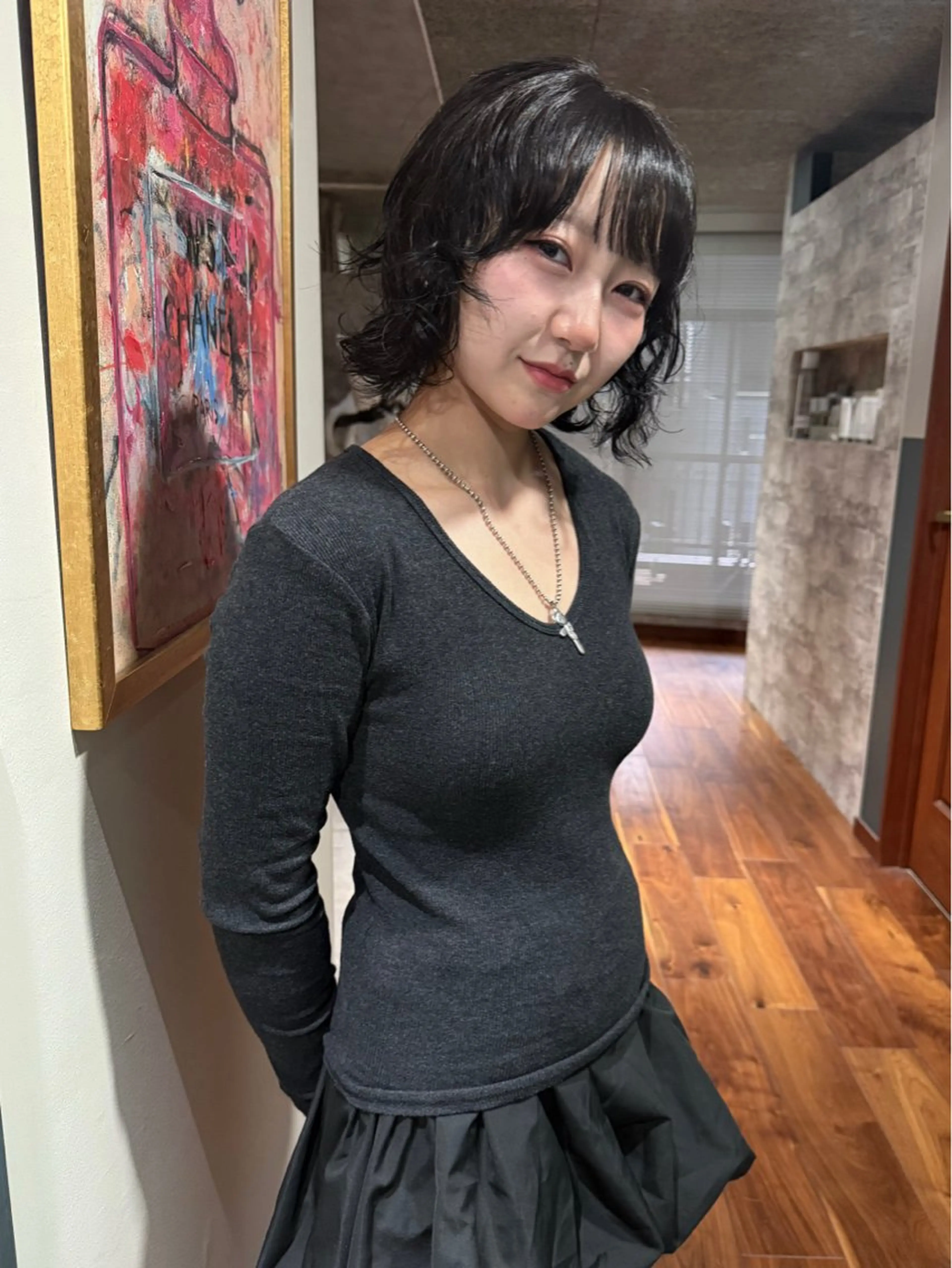 ショート カラー パーマ カット ヘアカラー パーマ トリートメント mai / linoah˚✧のヘアスタイル