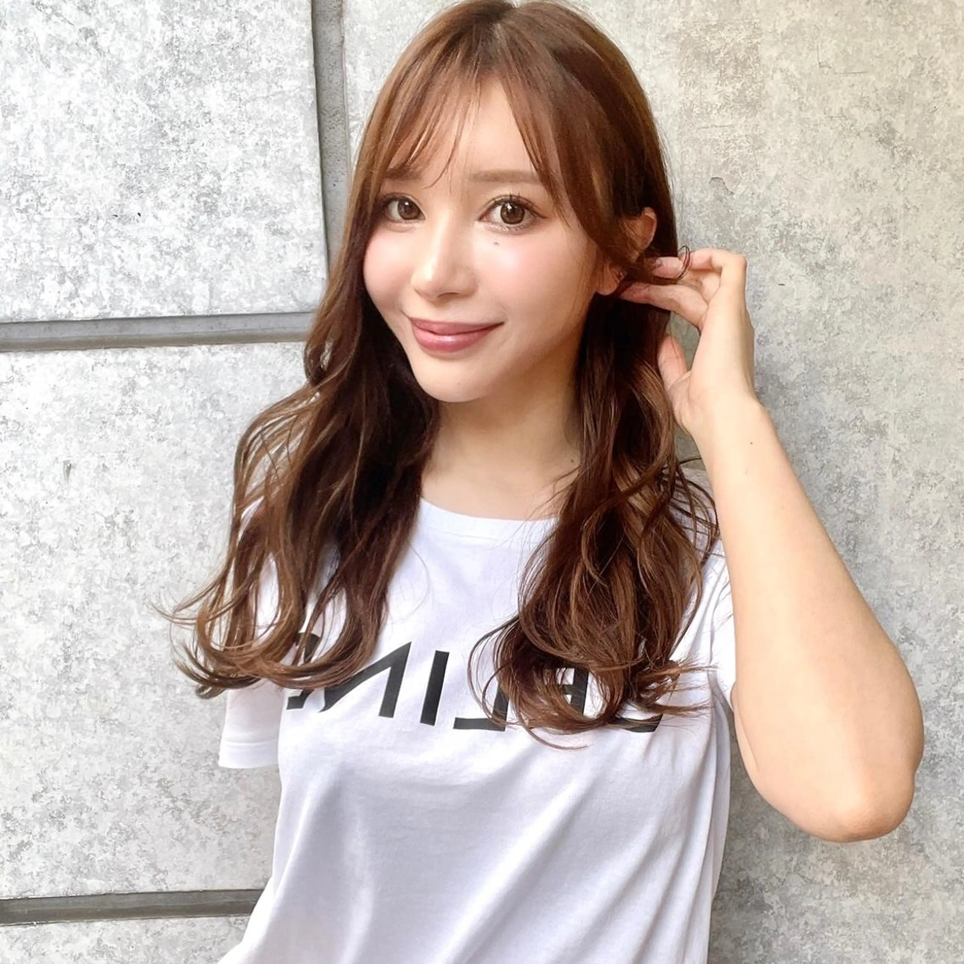 ミディアム カラー カット ヘアカラー トリートメント MiU所属・髪質改善|ストレート |ブリーチ|ゆたかのヘアスタイル