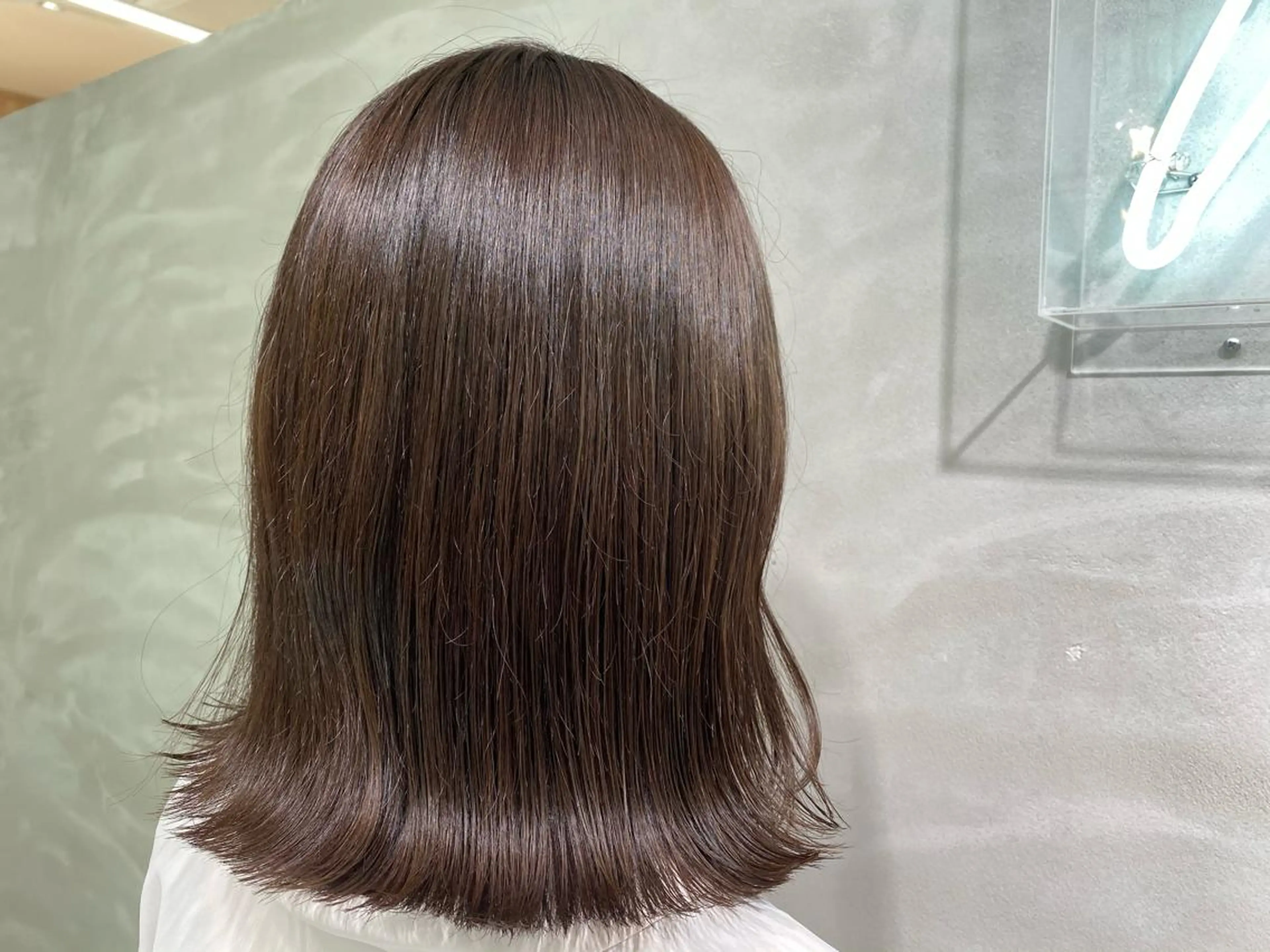 ミディアム カラー ベージュカラー ブラウンカラー ブラウンベージュ 半個室女性salon 🩰Natsumiのヘアスタイル