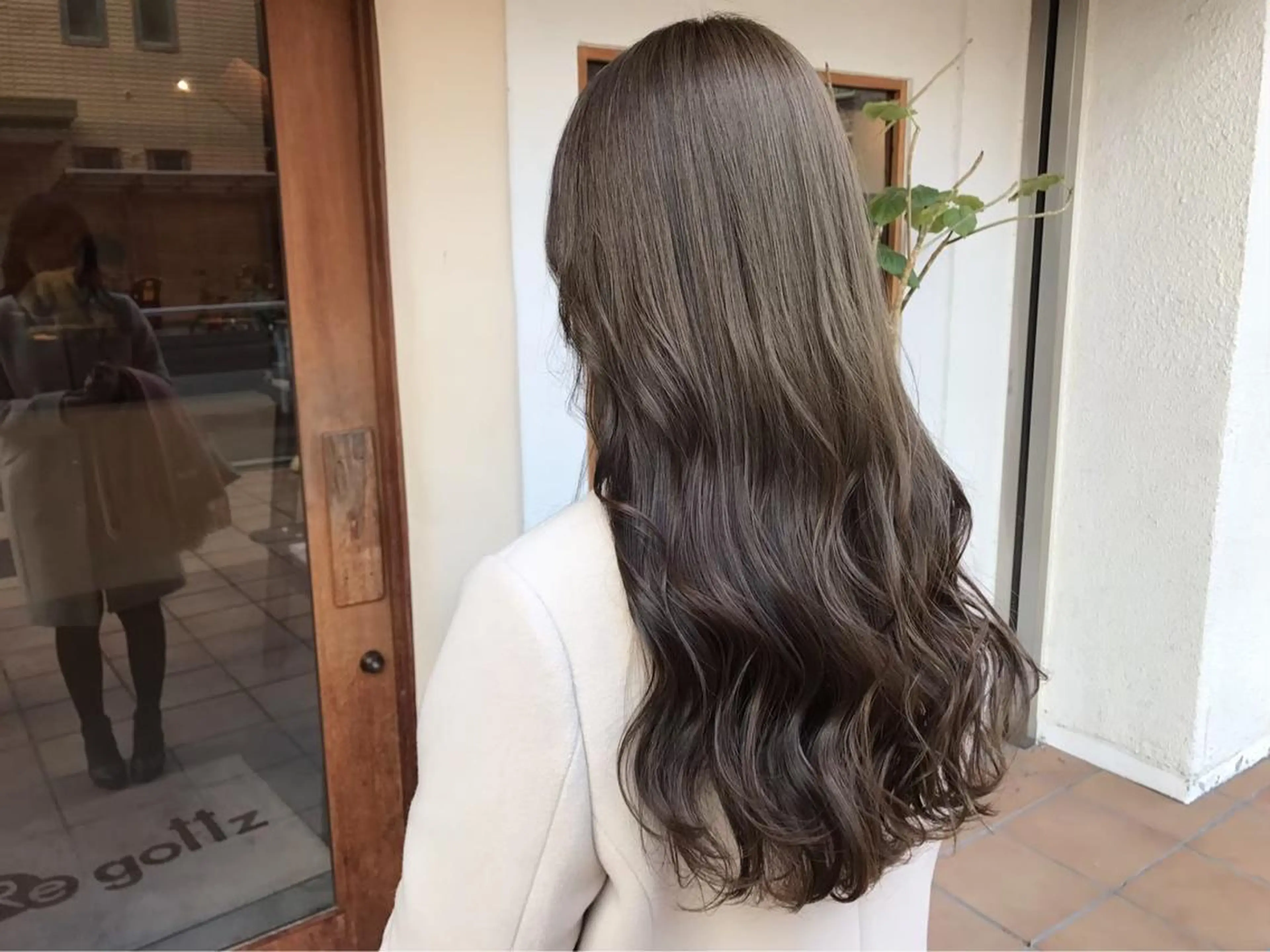 ロング カラー カット ヘアカラー トリートメント 中津/柔らかカラー/ ナガオ　イズミのヘアスタイル