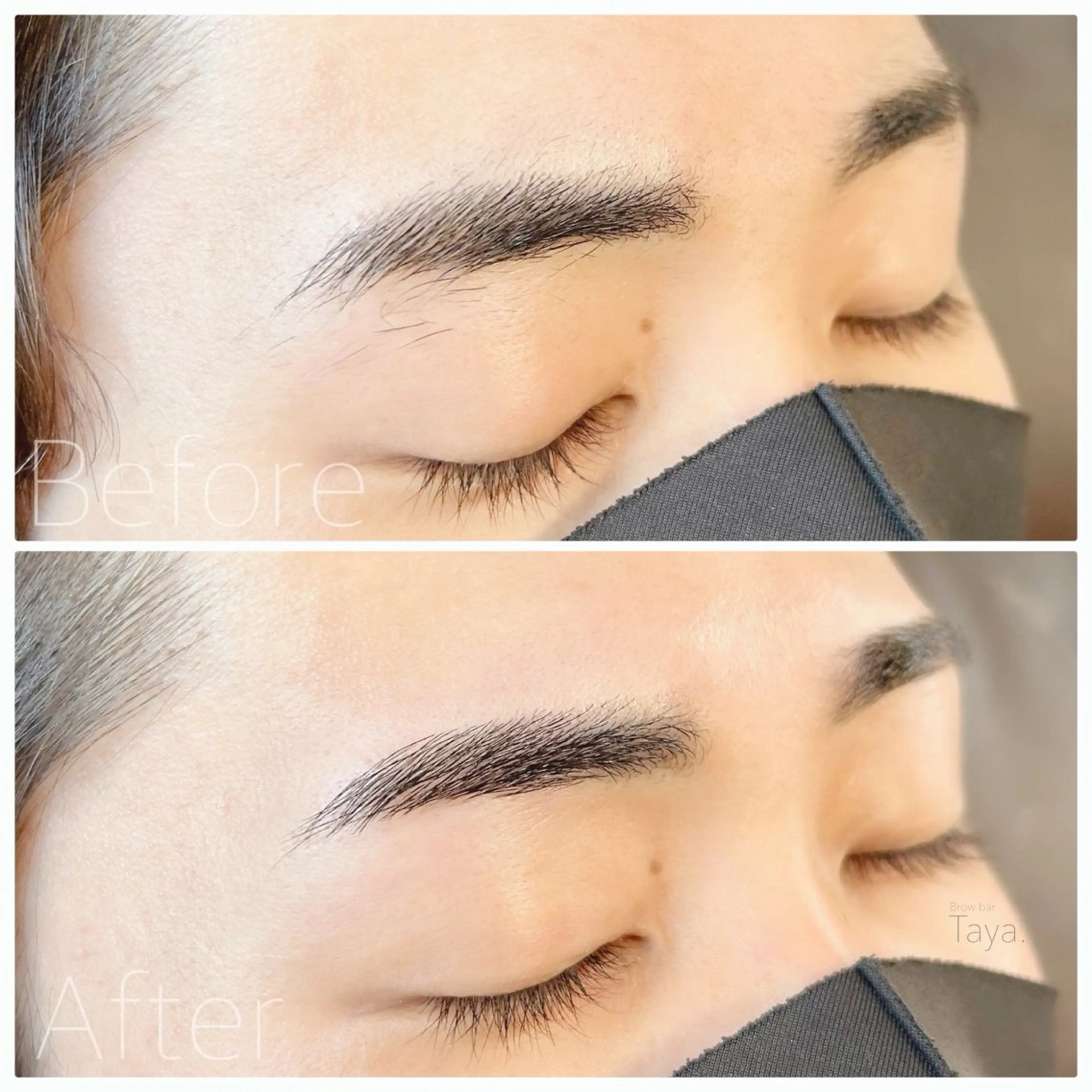 アイブロウ ワックス脱毛 眉カット Taya． Tabanaの眉毛・アイブロウイメージ