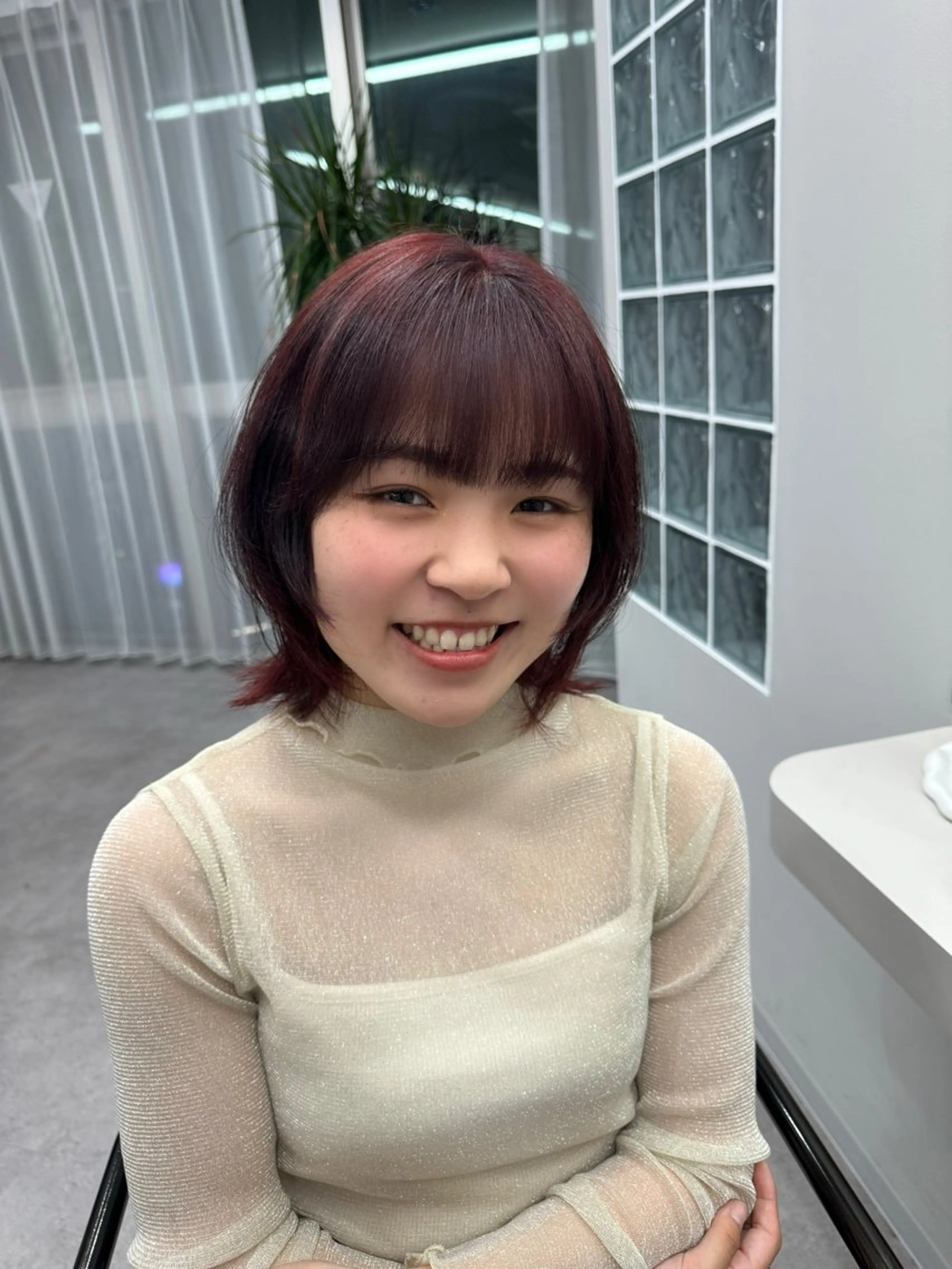 カラー ブラウンカラー レッドカラー Ayuki /福岡美容室のヘアスタイル