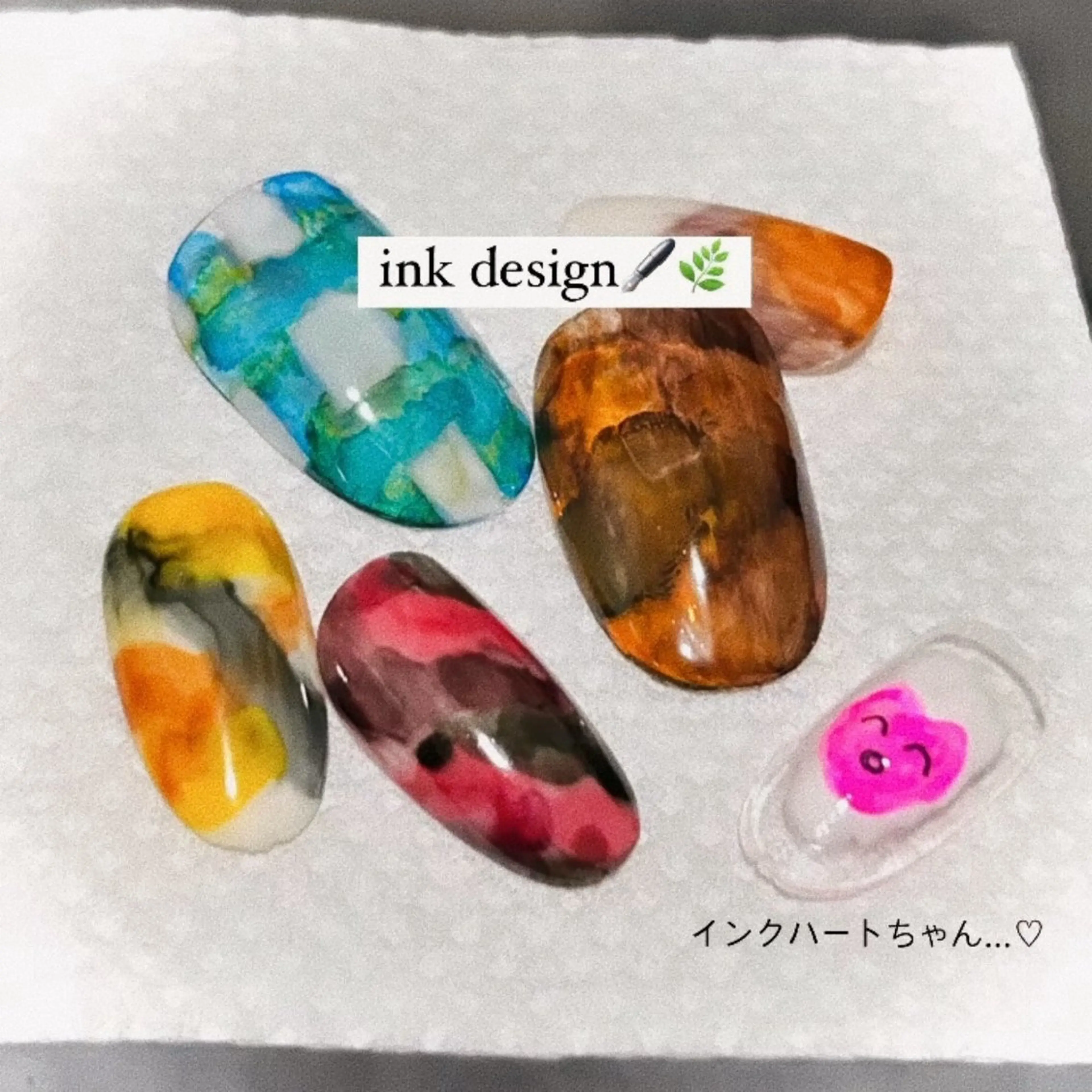 ネイル ハンドネイル プライベートネイルサロンone nail所属・one nail 【カラフル/個性派】のネイルデザイン