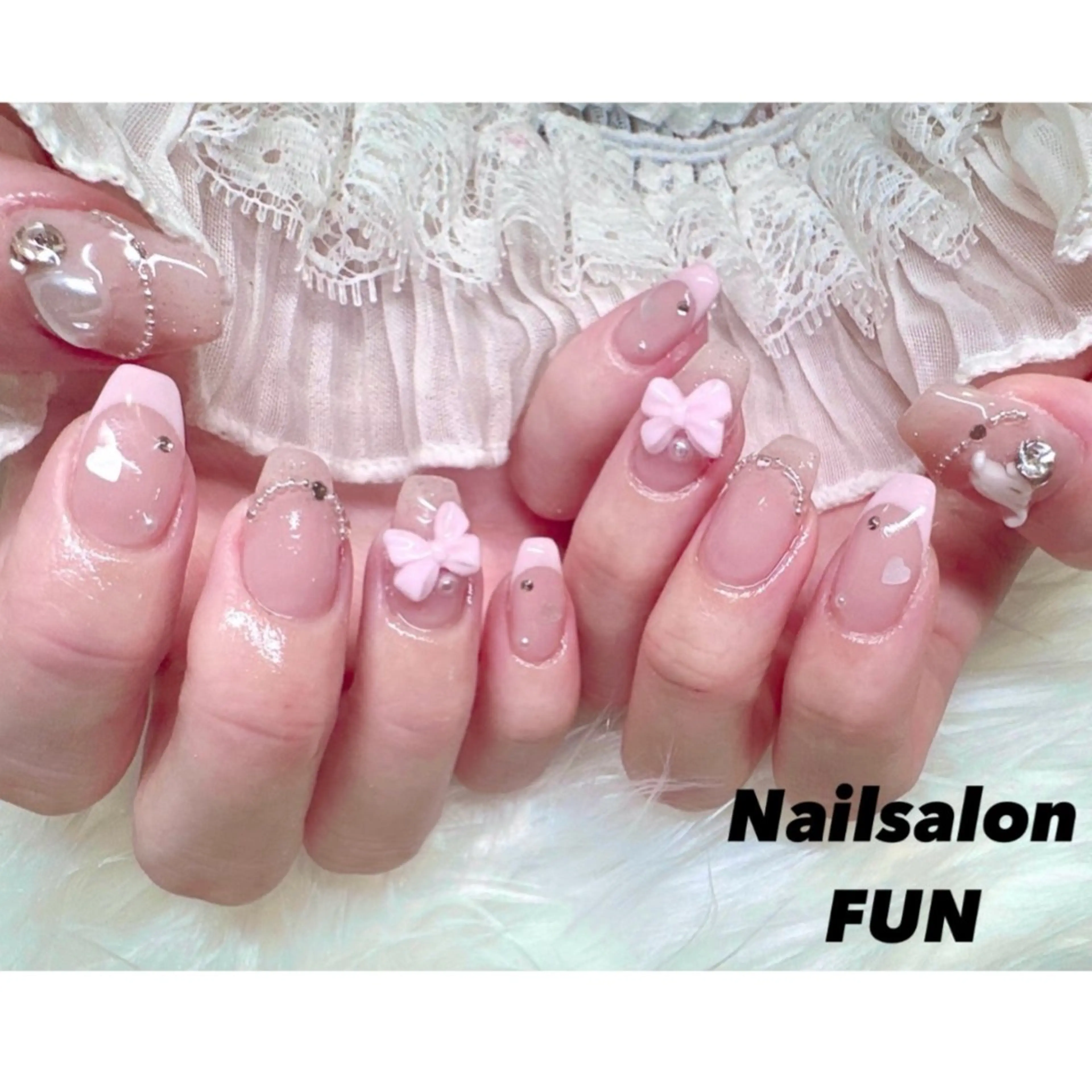 ネイル アートネイル ハンドネイル Nailsalon FUN🌈のネイルデザイン