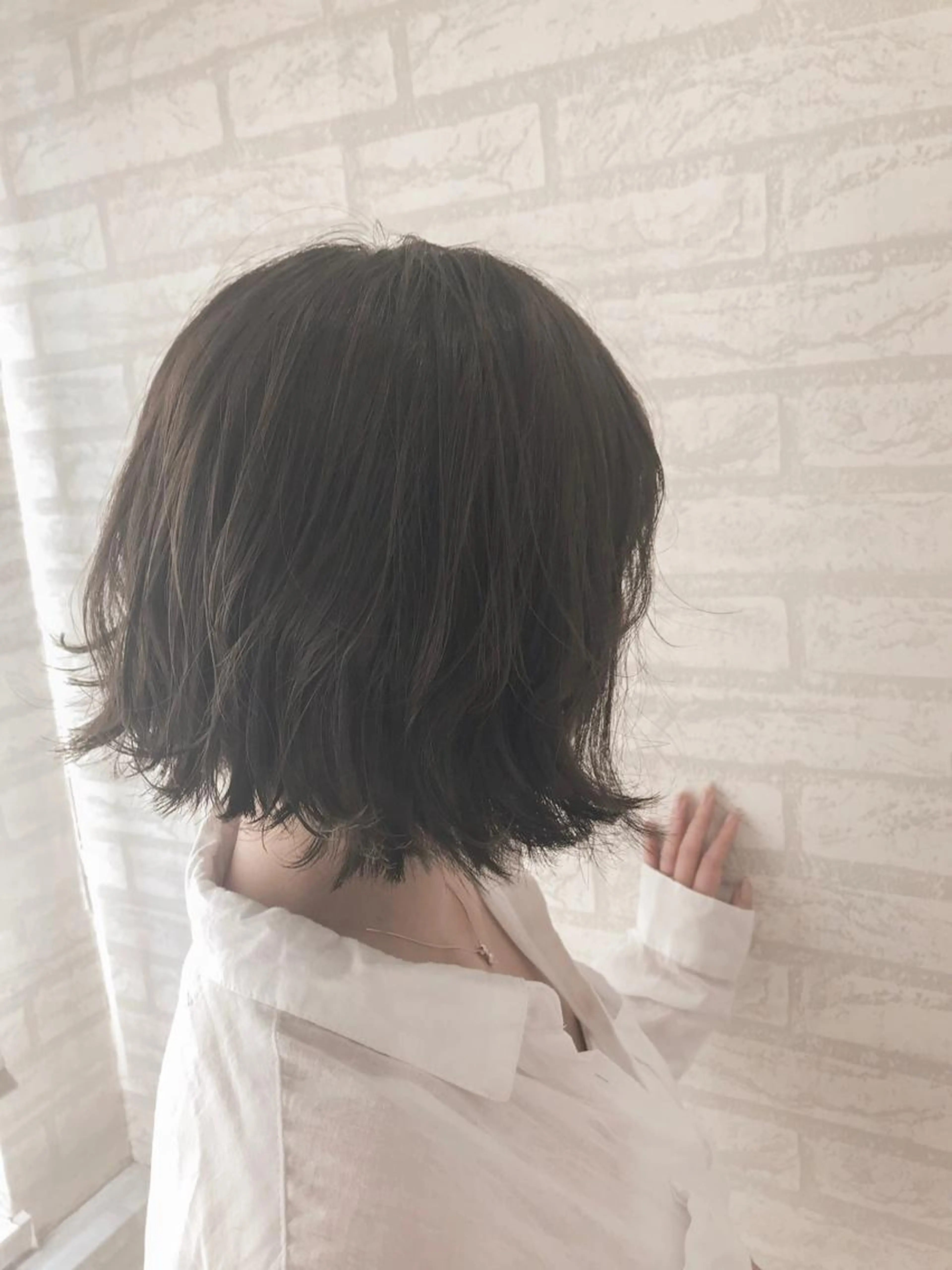 Zinaの魔法の小顔カット+アイロン仕上げ＆レクチャー♪　¥4600の写真
