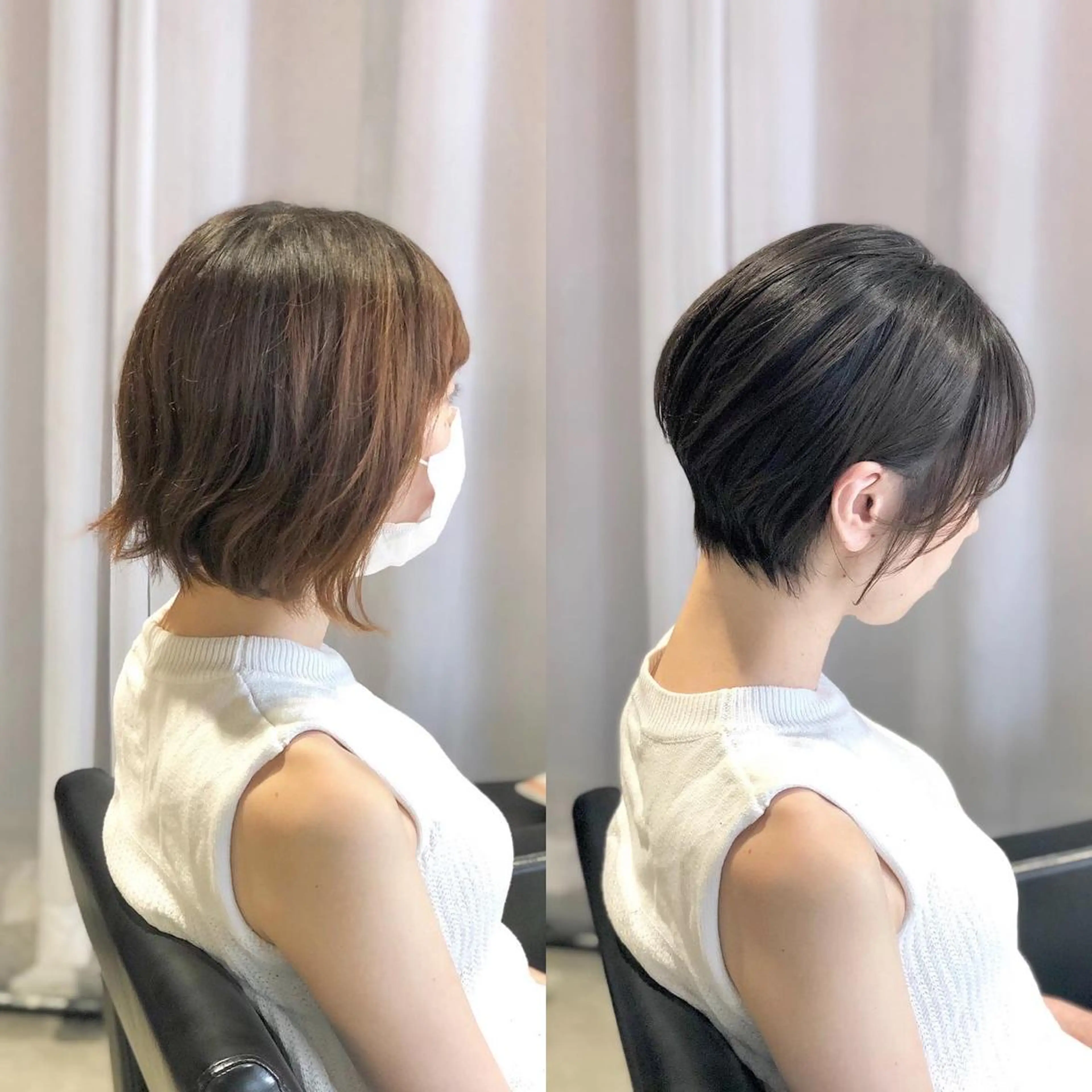 ショート ショート/ハイライト /白髪ぼかし🌿松本のヘアスタイル