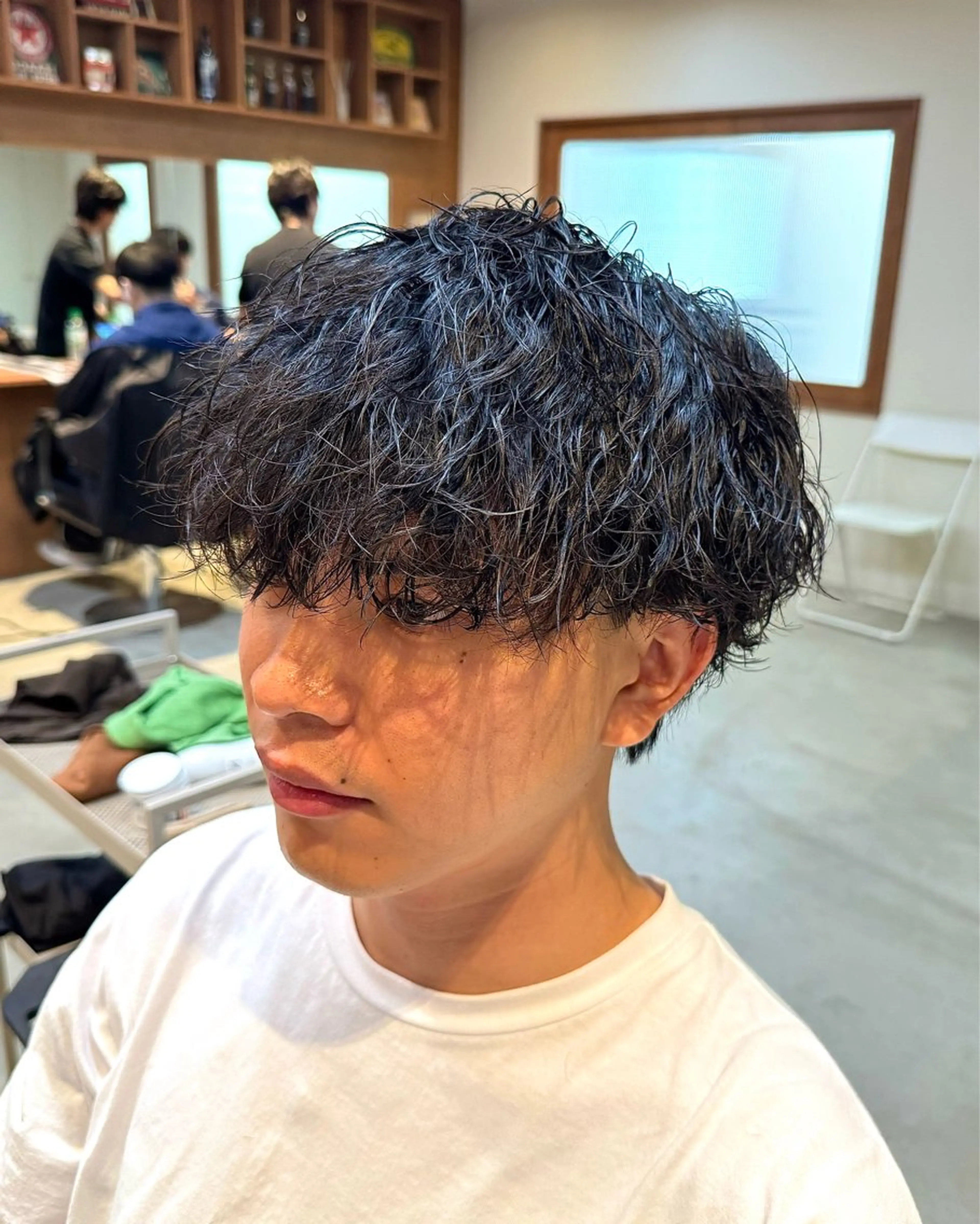 メンズカット＋デザインパーマ(ツイスパ、スパイラル、波巻き)の写真