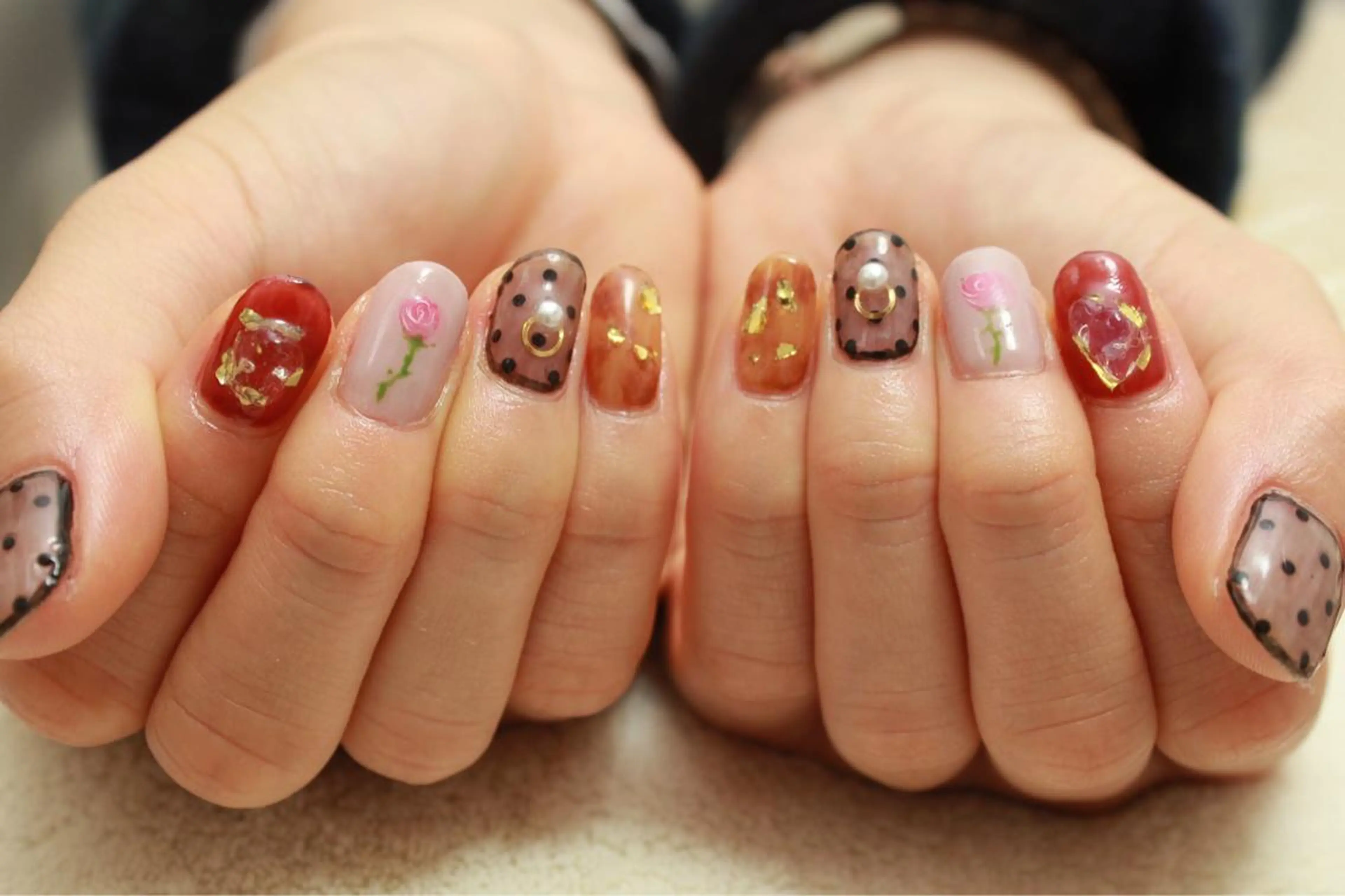 ネイル 持ち込み ハンドネイル Ｋ minamiのネイルデザイン