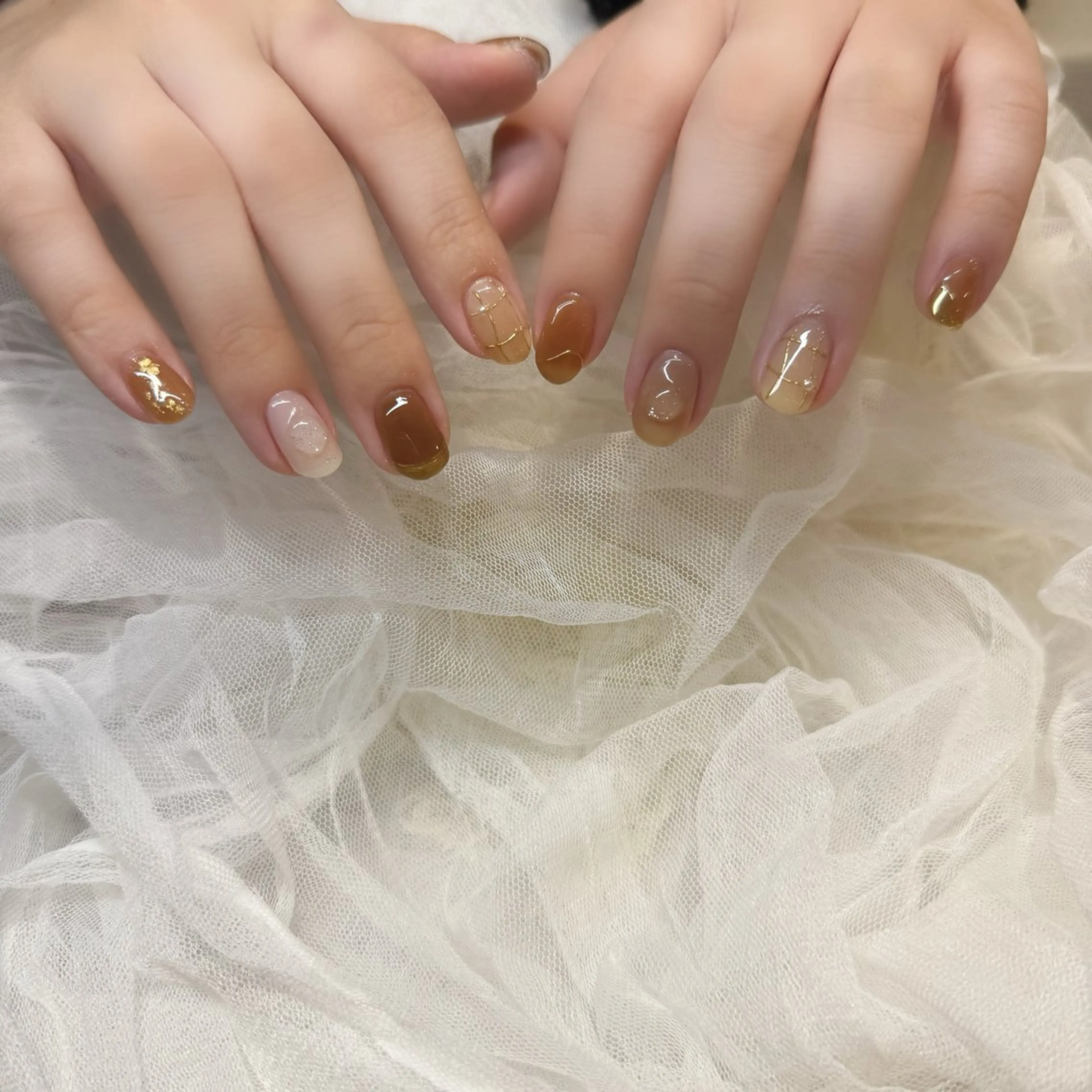 ネイル ハンドネイル 新井 ひなののネイルデザイン