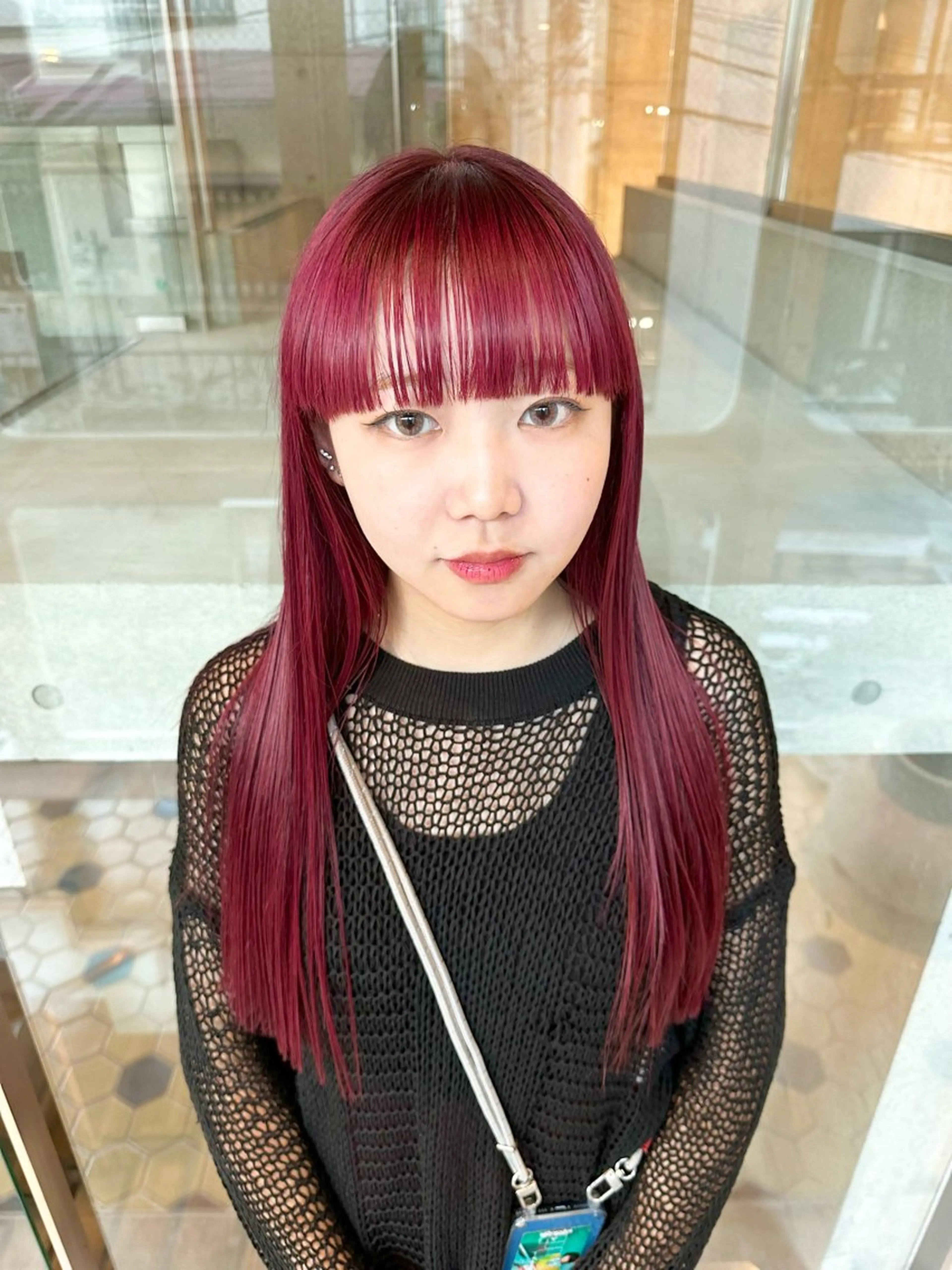 ロング カラー カット ヘアカラー トリートメント kai .のヘアスタイル