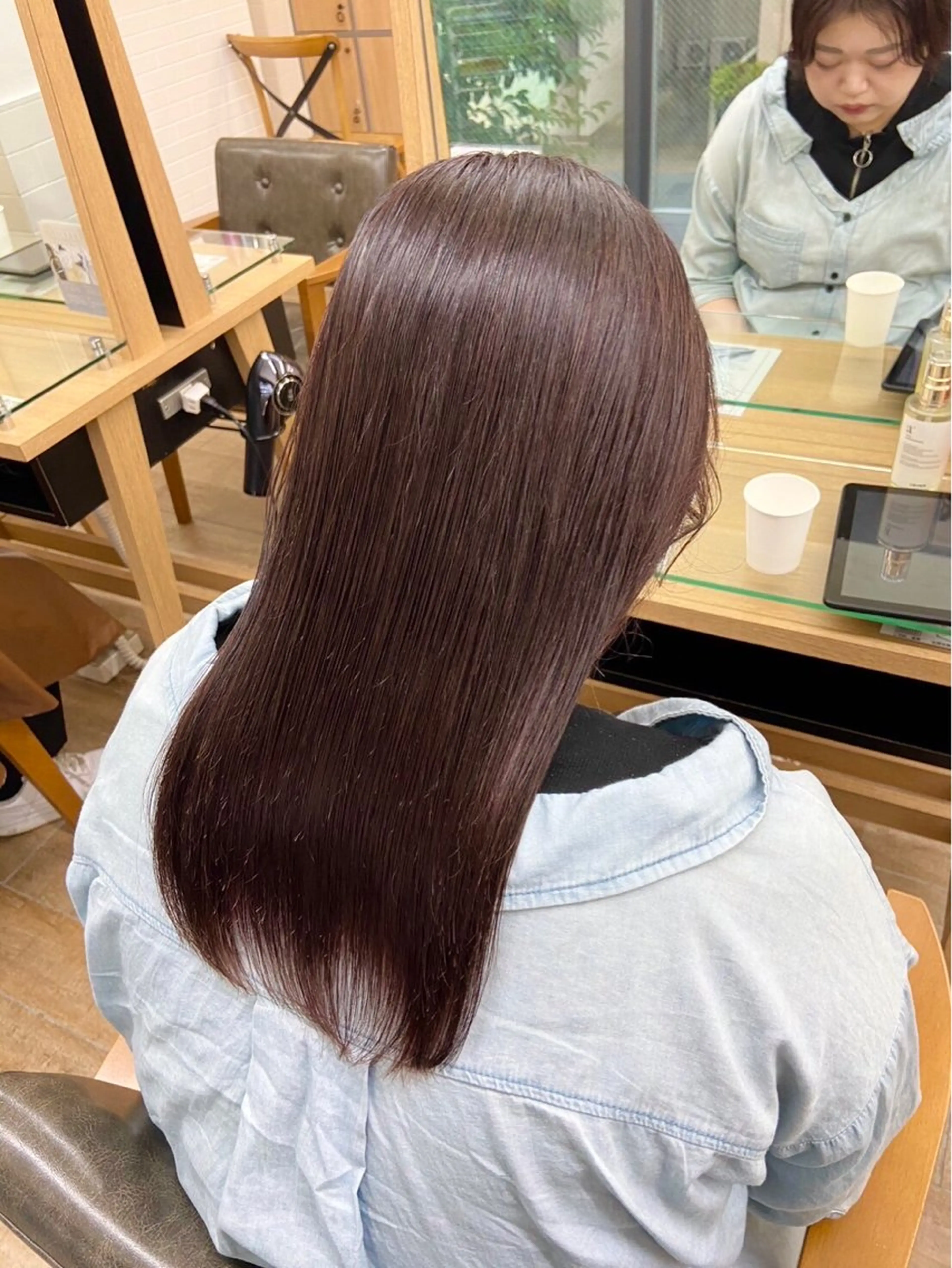 セミロング カラー ヘアカラー ミルクティーベージュ /レイヤー/セイナのヘアスタイル