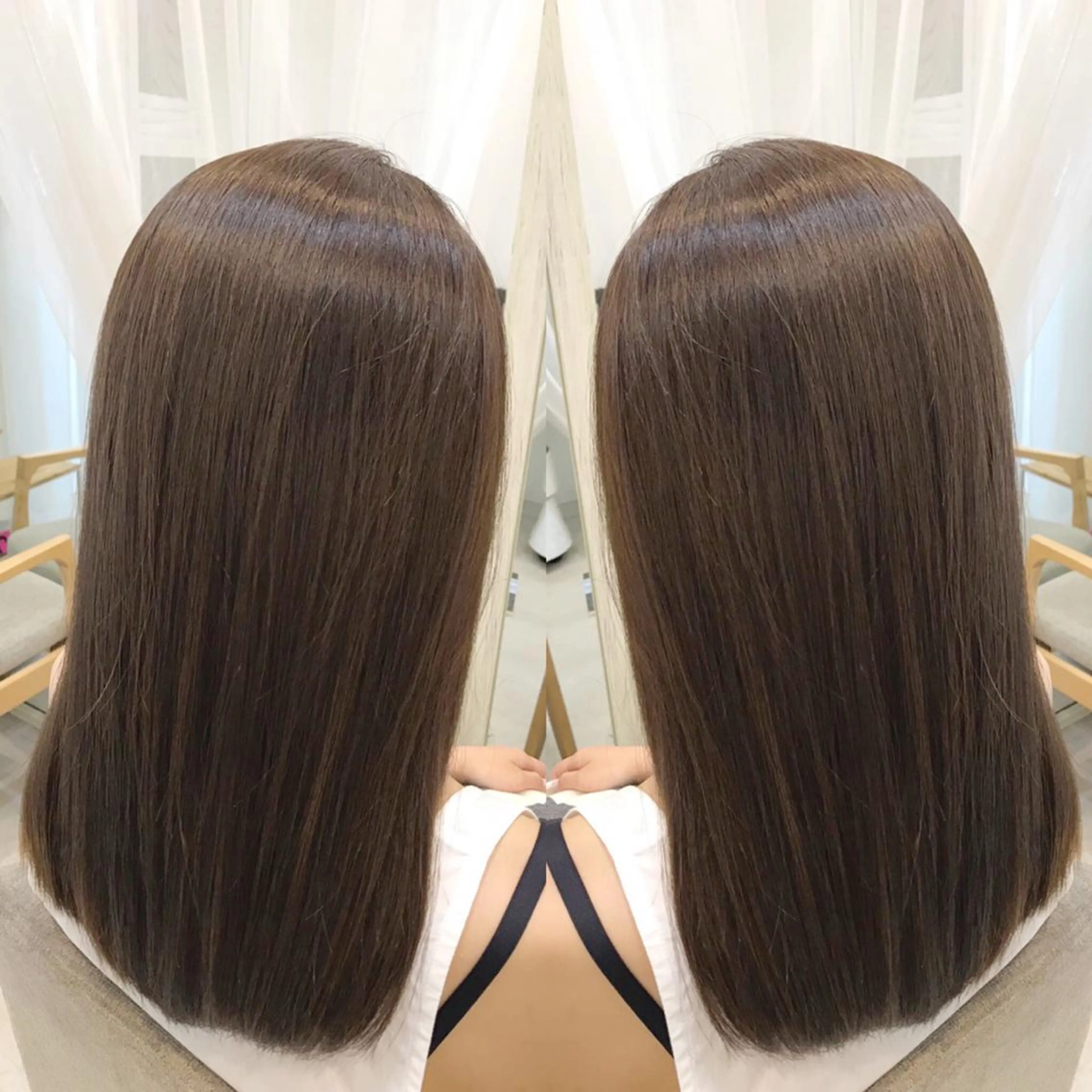 【髪質改善】カット＋透明感リタッチカラー（全体+¥1,100)＋３STEPトリートメントの写真