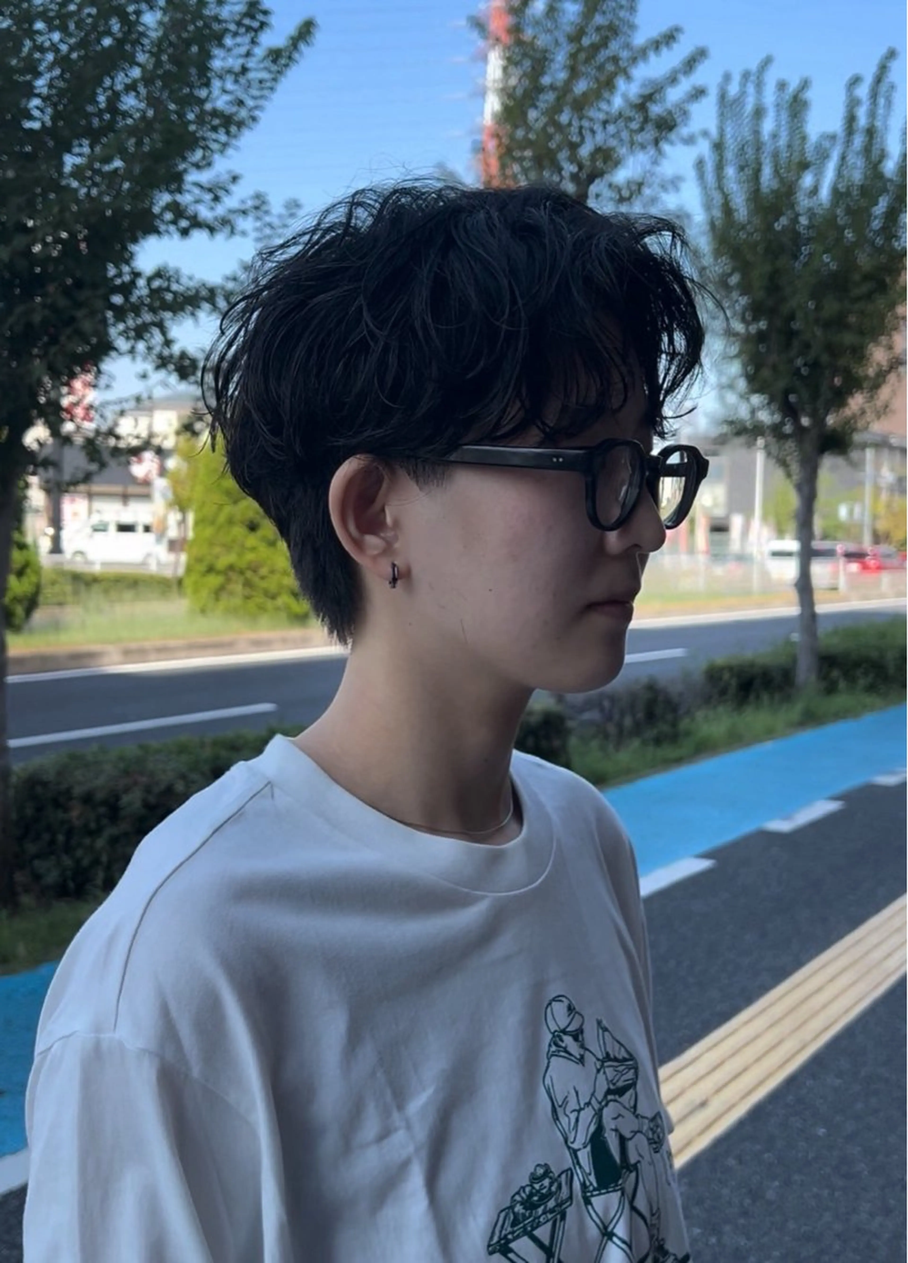 パーマ メンズ カット パーマ メンズサロンRomë 菜里のヘアスタイル