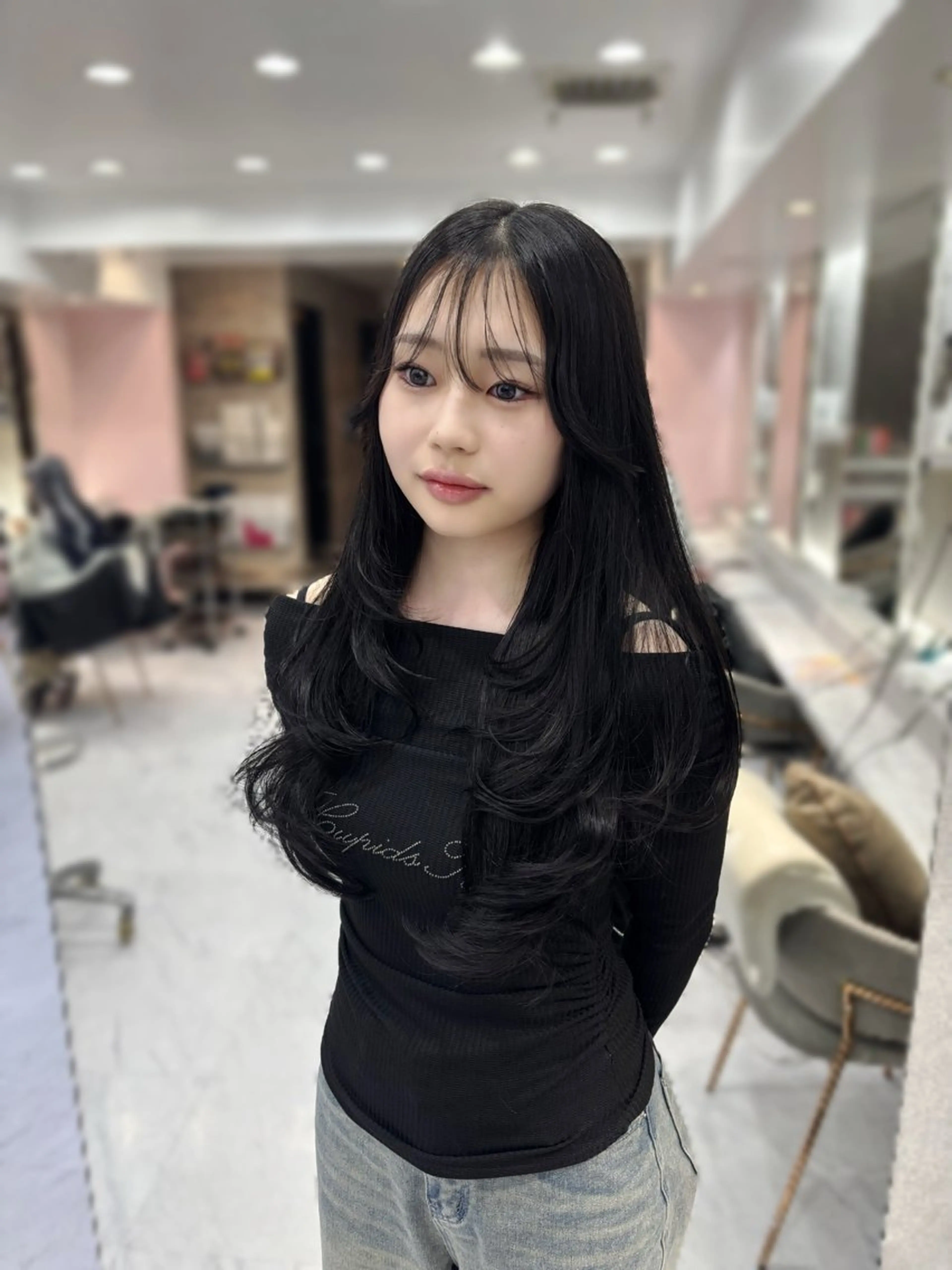 カット+トリートメント🖤の写真