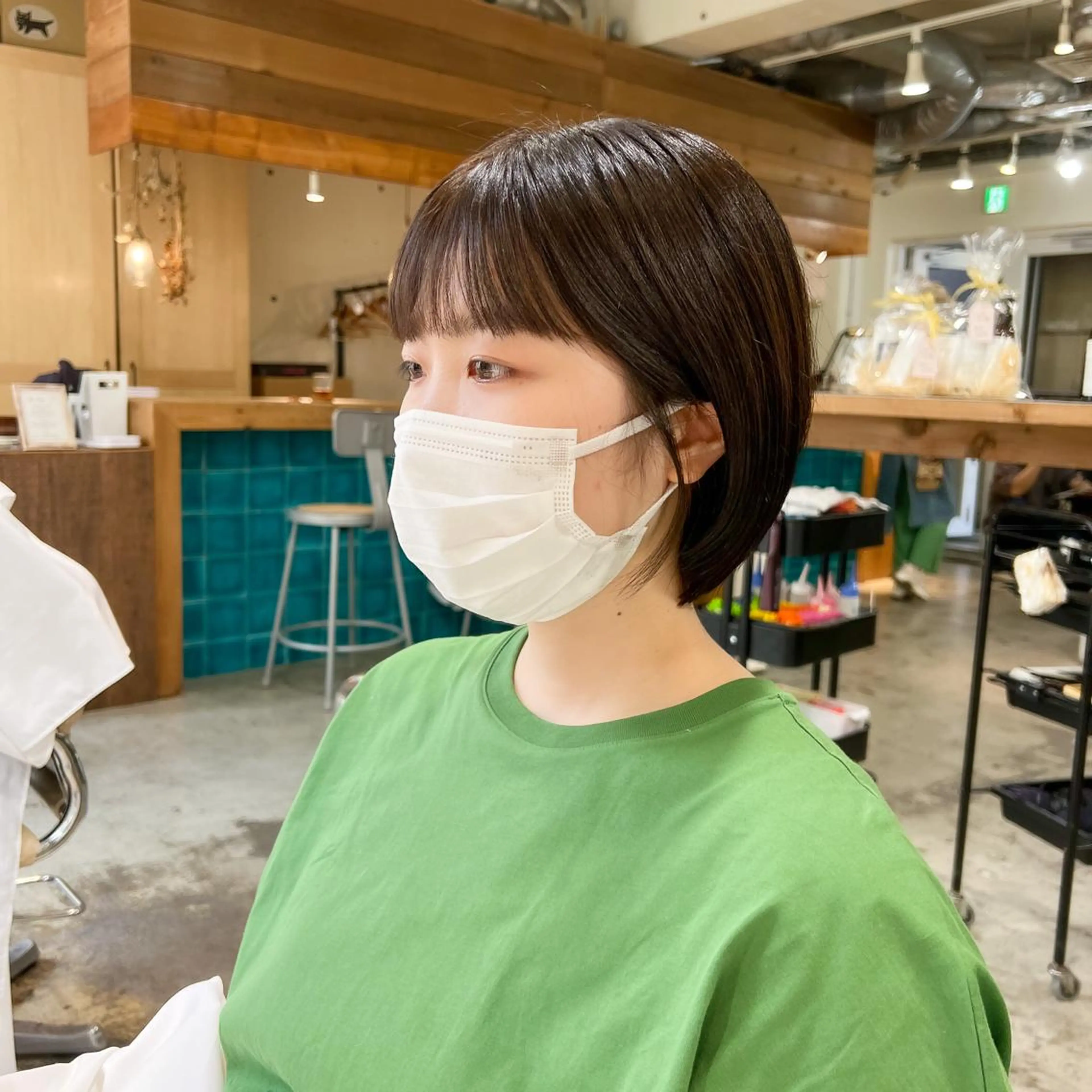 ショート カラー パーマ ボブ スパイキーショート/ メンズヘア/hugeのヘアスタイル