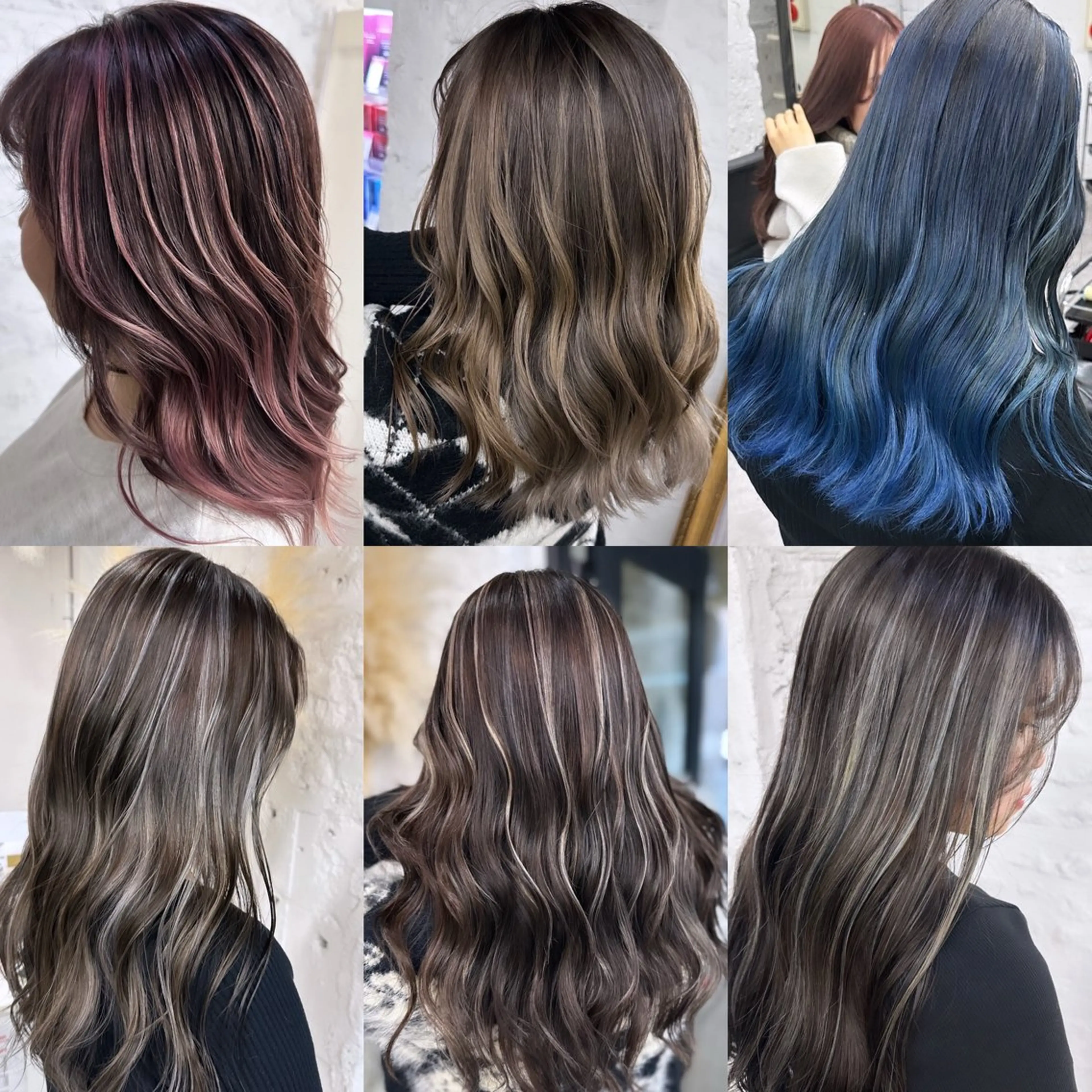 セミロング カラー ヘアアレンジ カット ヘアカラー トリートメント 久米 治仁のヘアスタイル