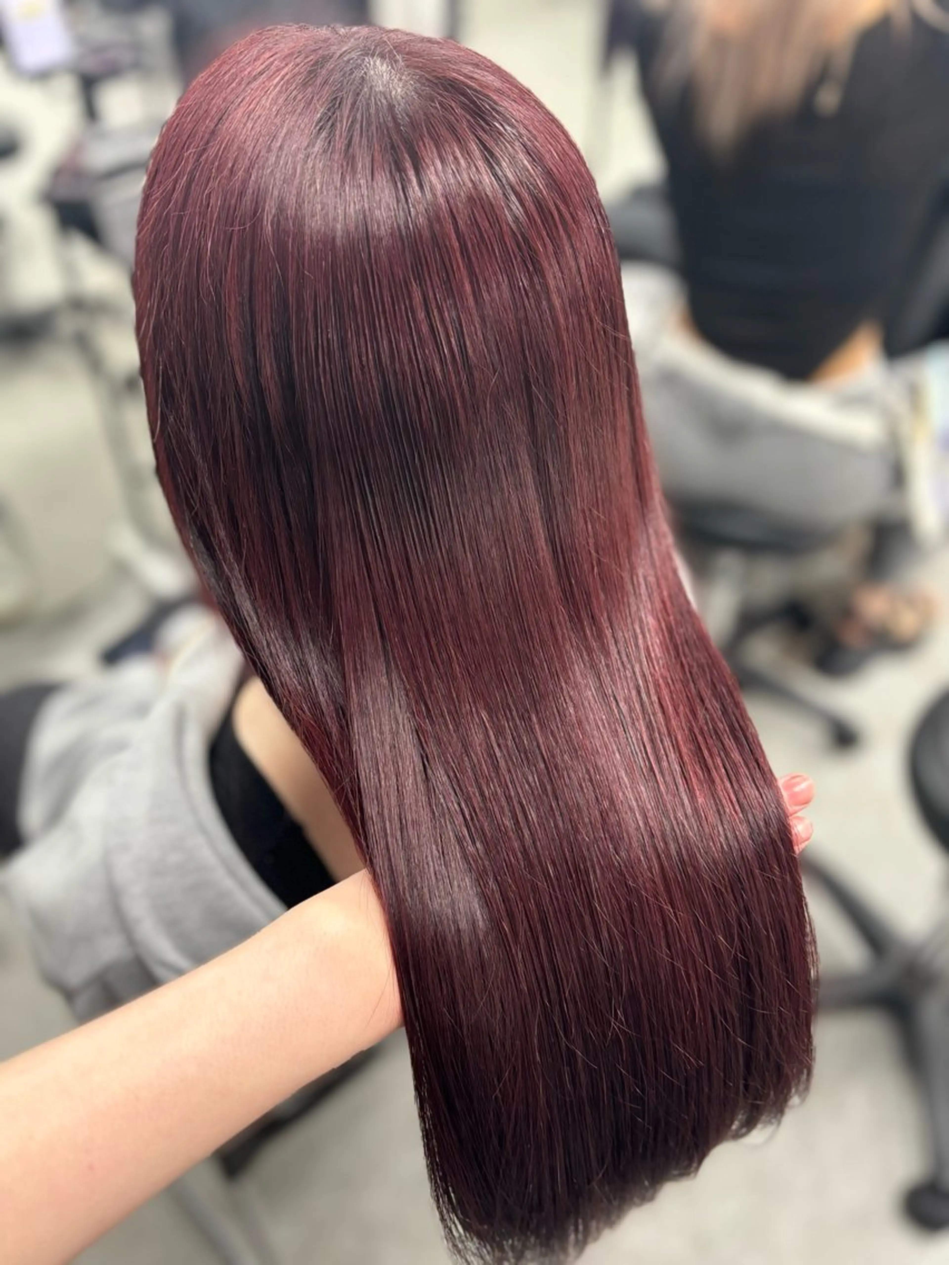 ロング 髪質改善 トリートメント ヘアカラー お洒落暖色 🍒AOI🍒のヘアスタイル