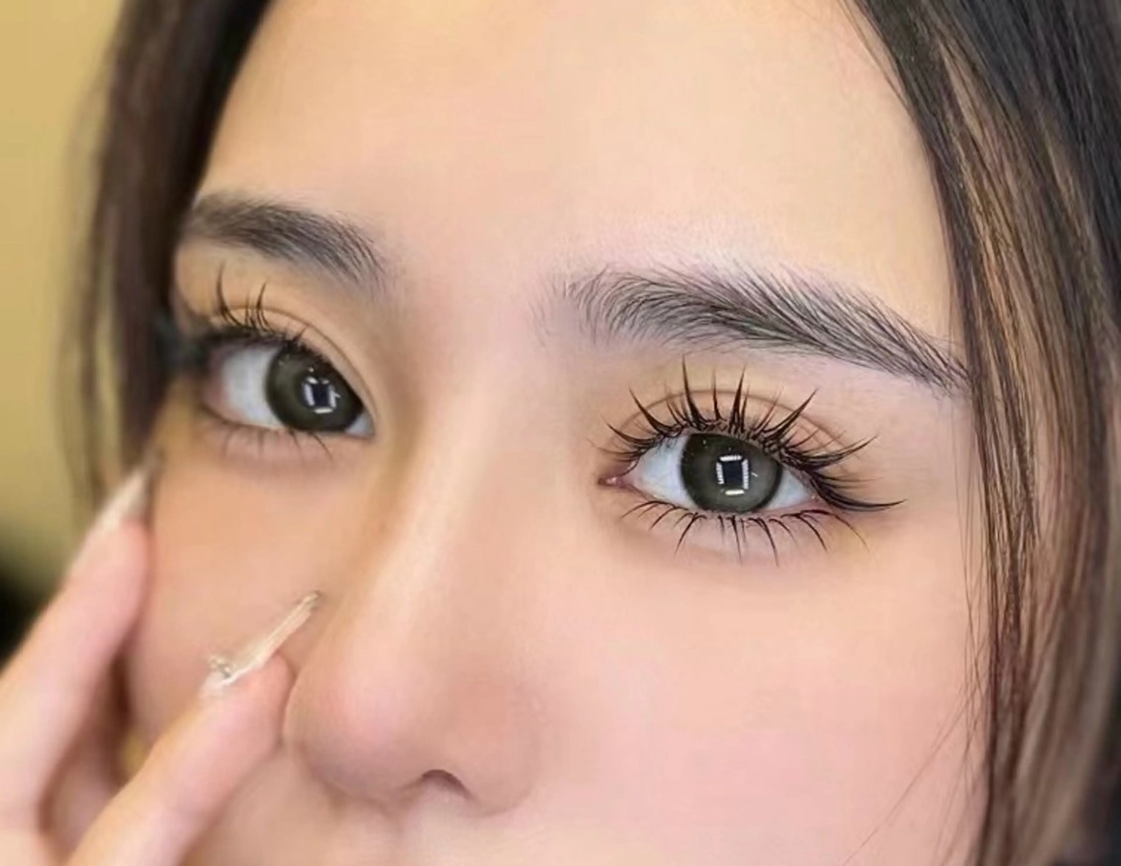 マツエク・マツパ 付け放題 バインドロック 束感まつ毛 カラーマツエク フラットラッシュ マツエク M salon アイラッシュ&ネイルのマツエク・マツパデザイン