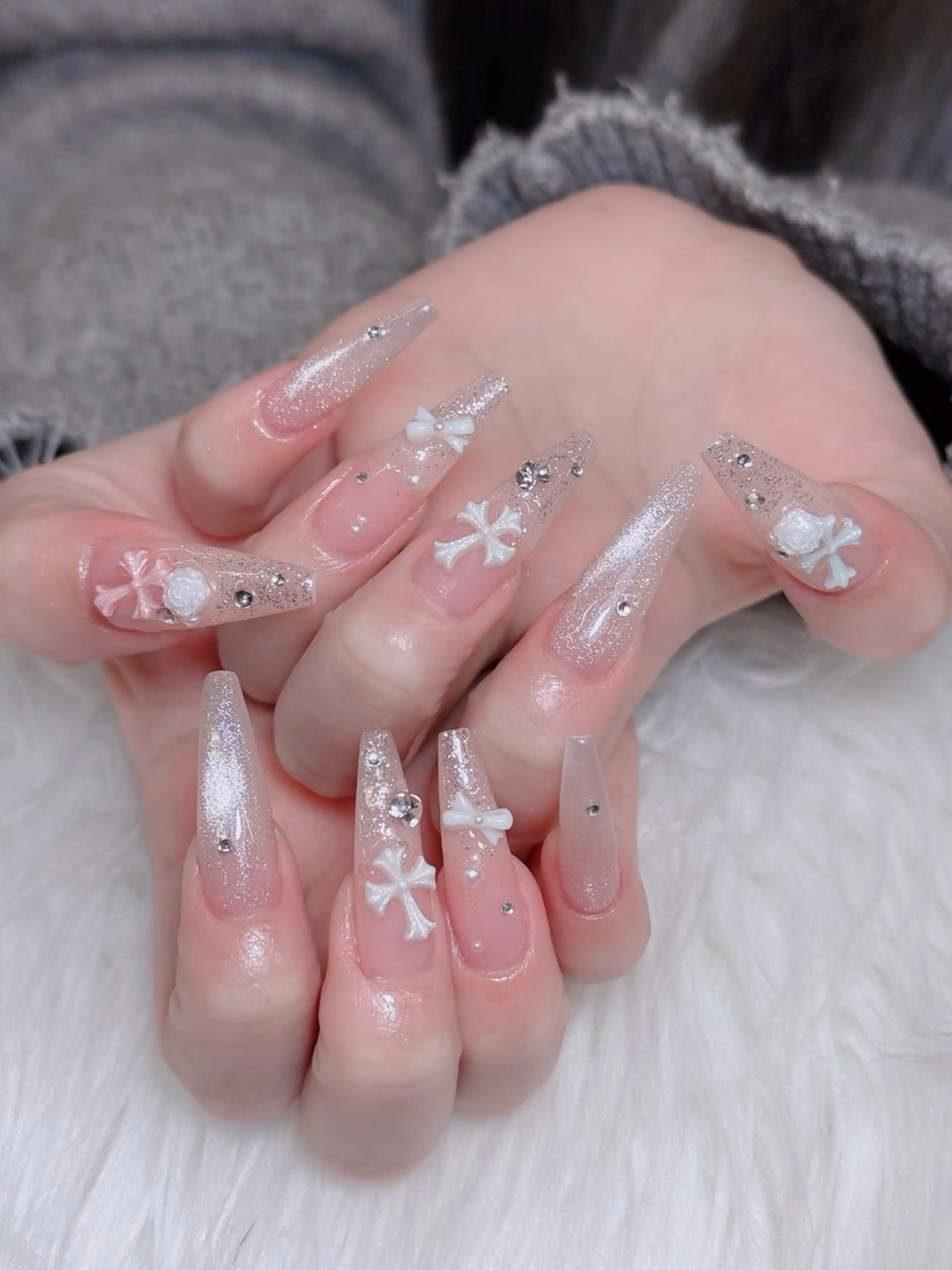 ネイル オーロラネイル チークネイル フットネイル フレンチネイル ハロウィン ハンドネイル Lumi Nail 新大久保3‘のネイルデザイン