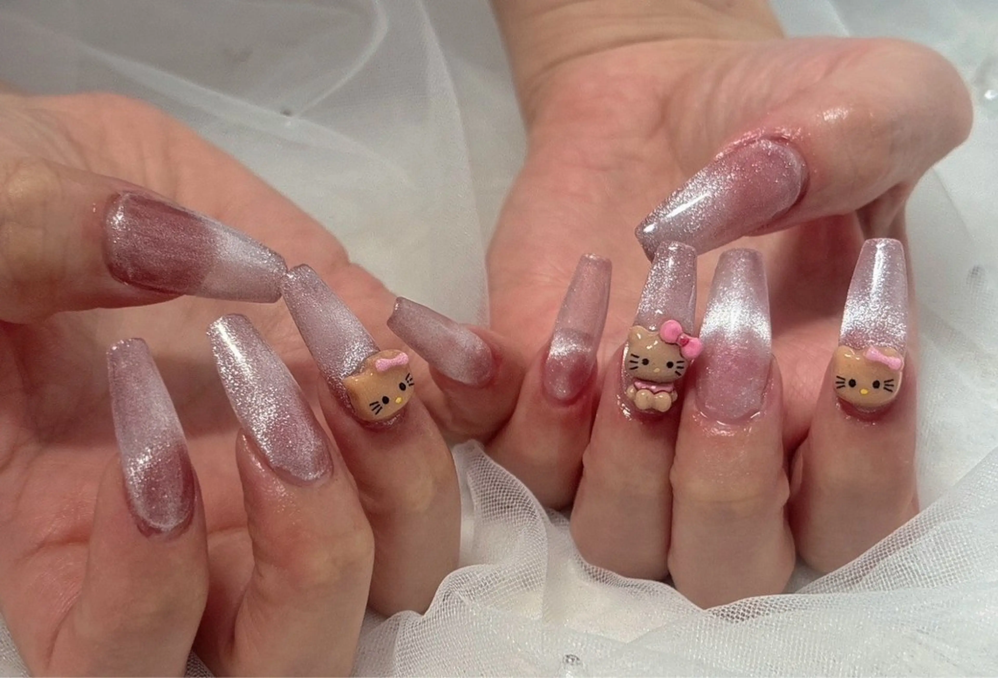 ネイル マグネットネイル ハンドネイル nail salon はるりのネイルデザイン