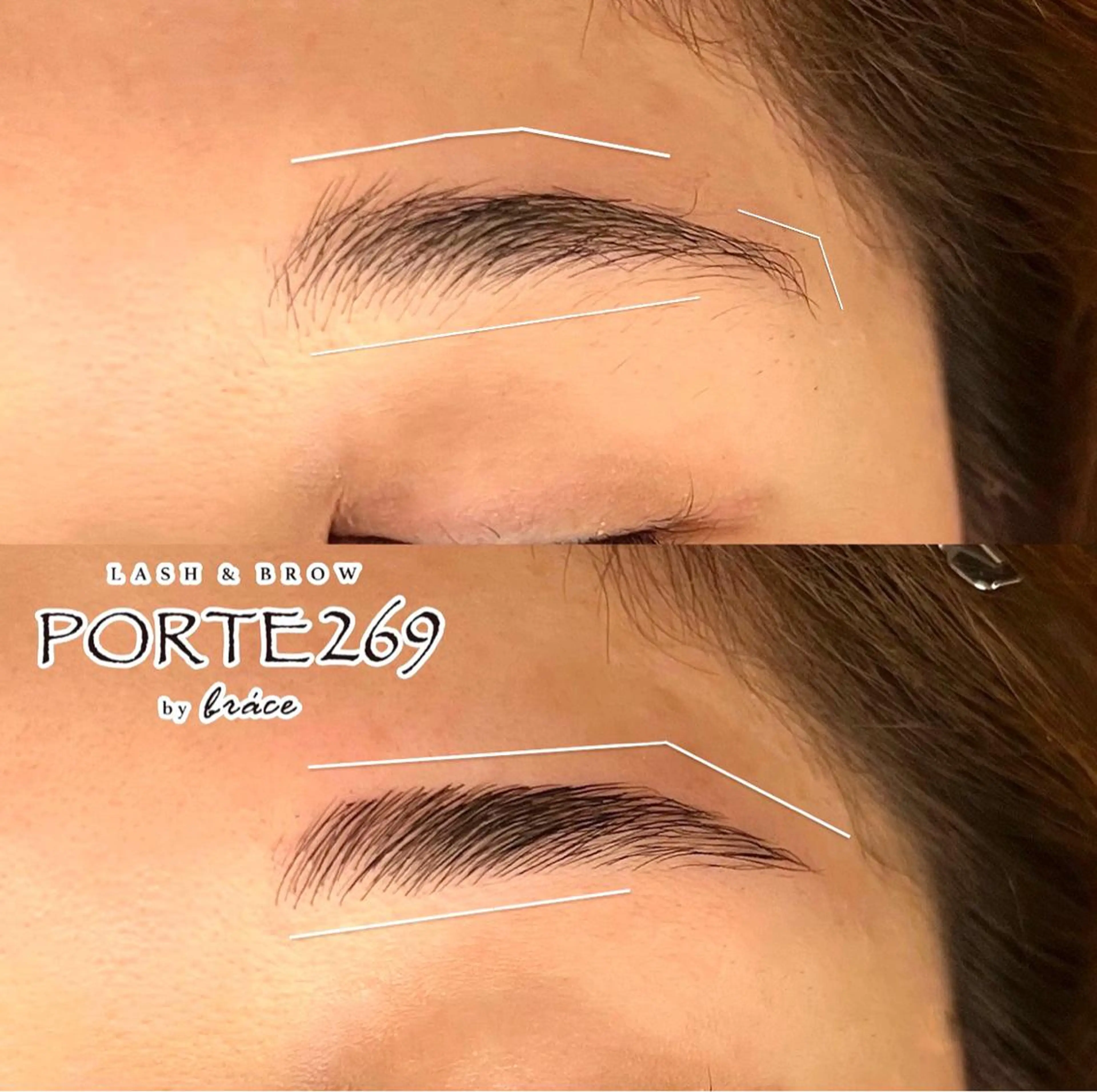 マツエク・マツパ アイブロウ Lash&brow PORTE269あべの店所属・吉原 果帆のマツエク・マツパデザイン