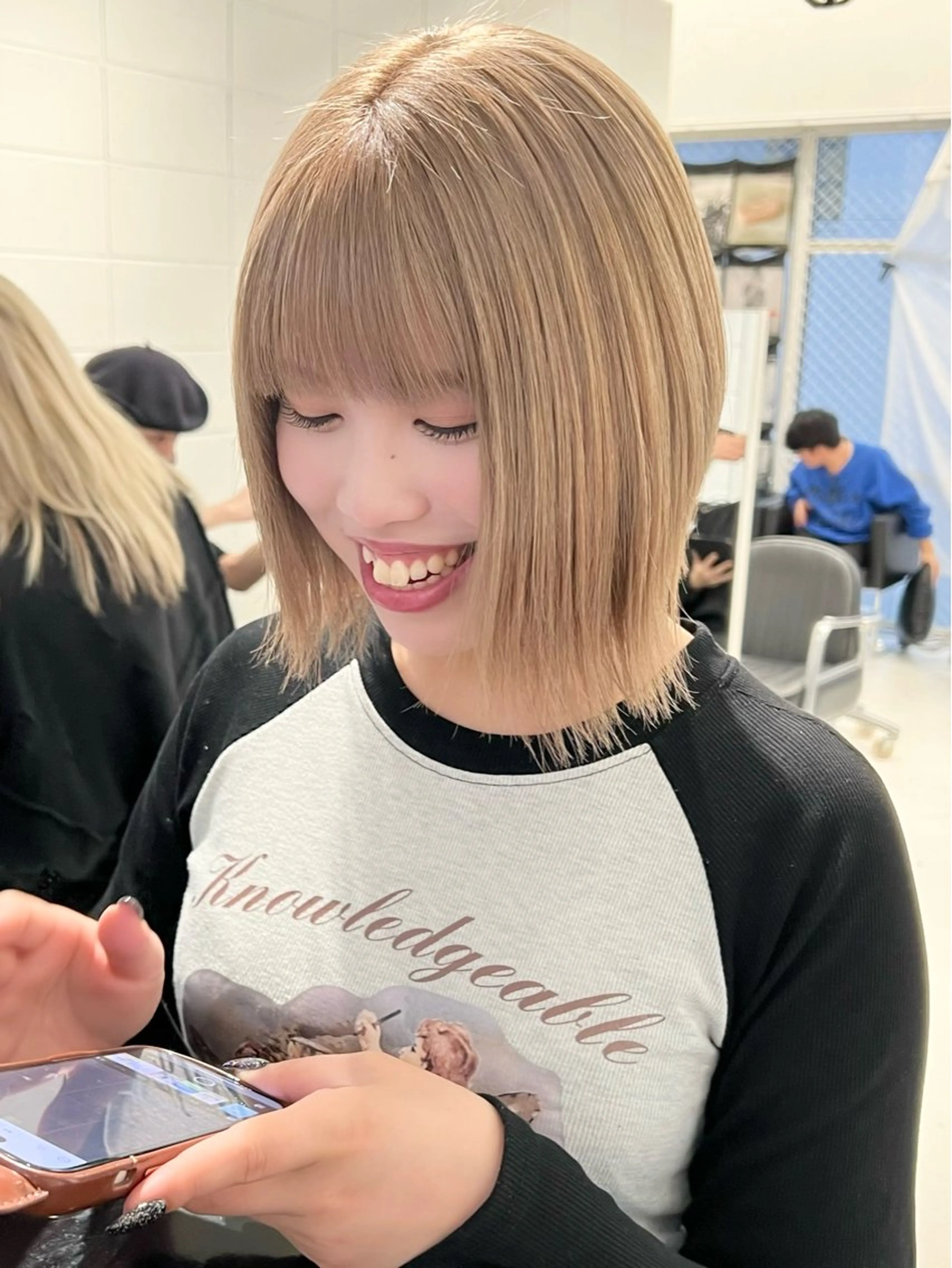 ショート カラー カット ヘアカラー トリートメント HARU//原宿🤍 リピート率NO.1のヘアスタイル