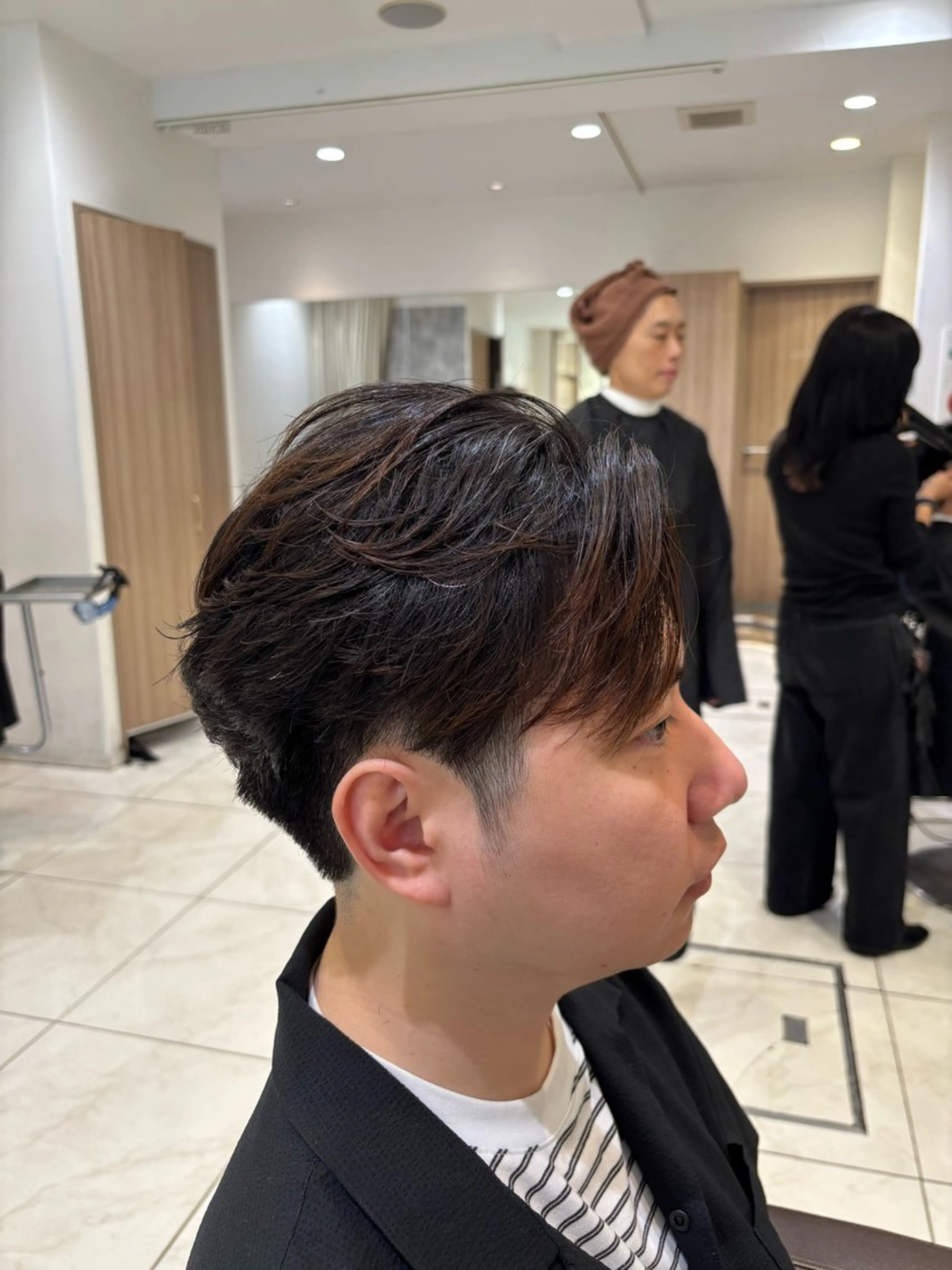 パーマ メンズ カット パーマ 山本 侑平のヘアスタイル