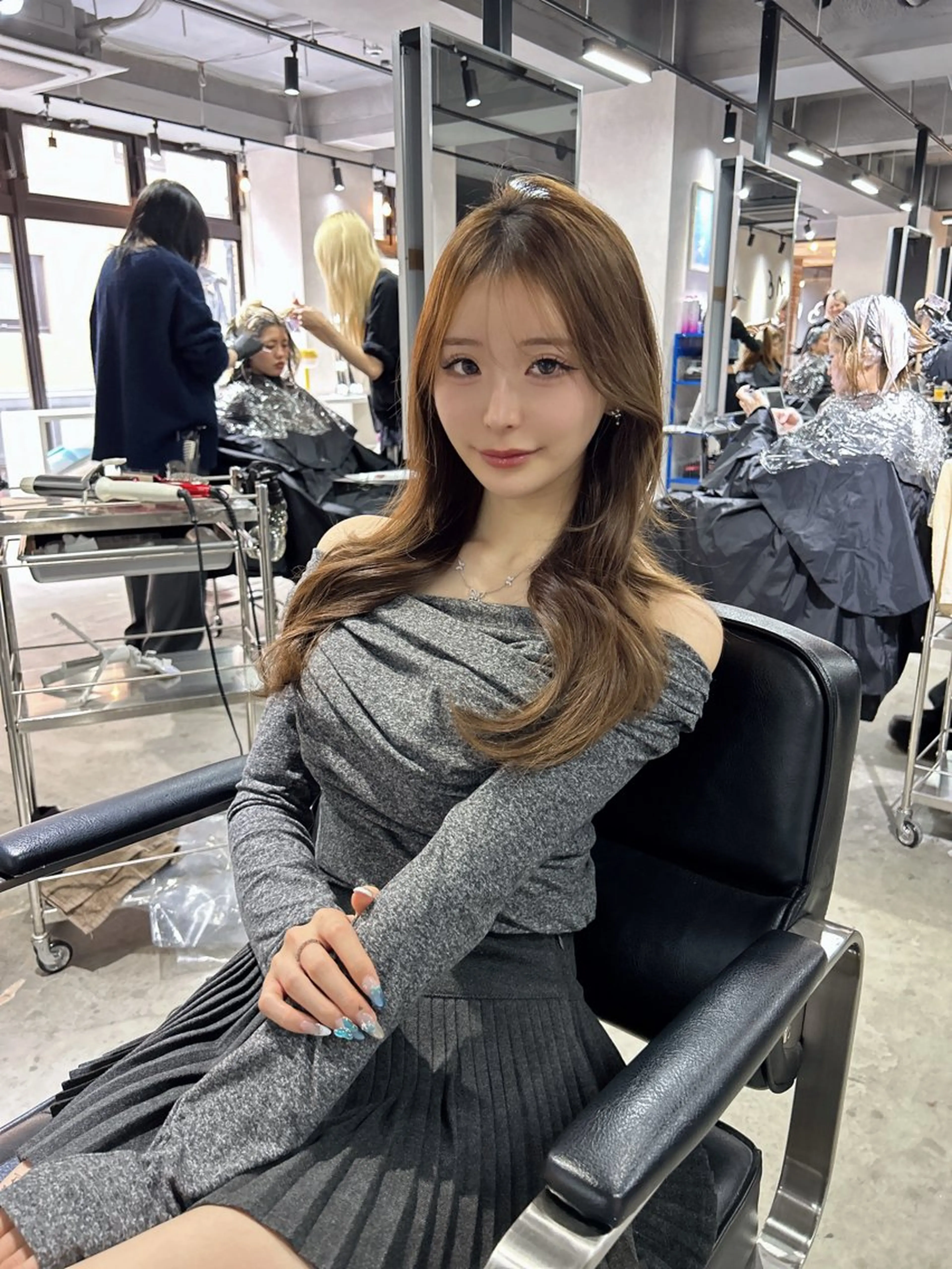 ロング 縮毛矯正 髪質改善大阪/ 酸性縮毛矯正/ゆうとのヘアスタイル