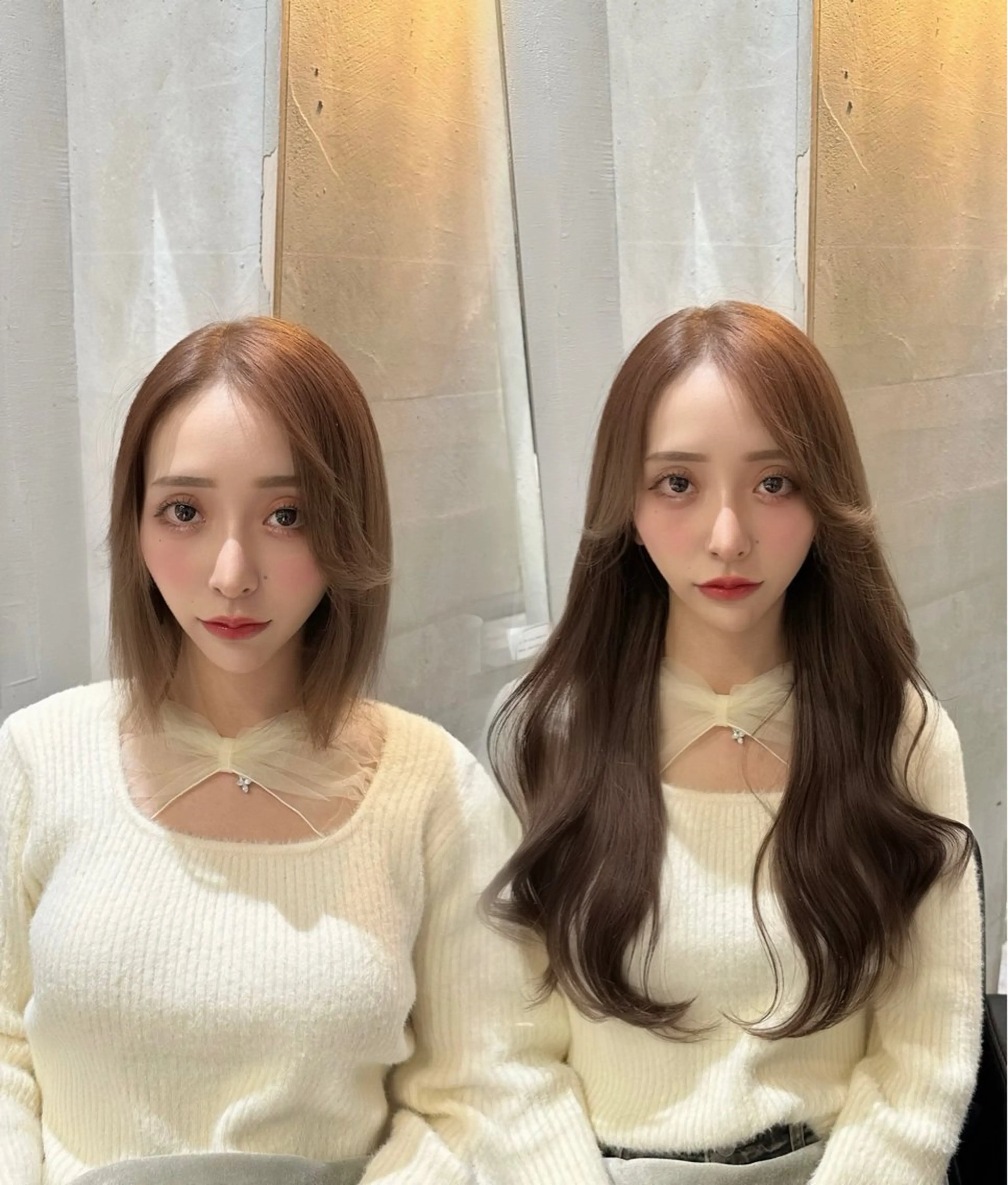 ロング シールエクステ エクステ 韓国風ヘア ロング カット ヘアカラー トリートメント エクステ 💎韓国レイヤー× 髪質改善 ゆうま💎のヘアスタイル