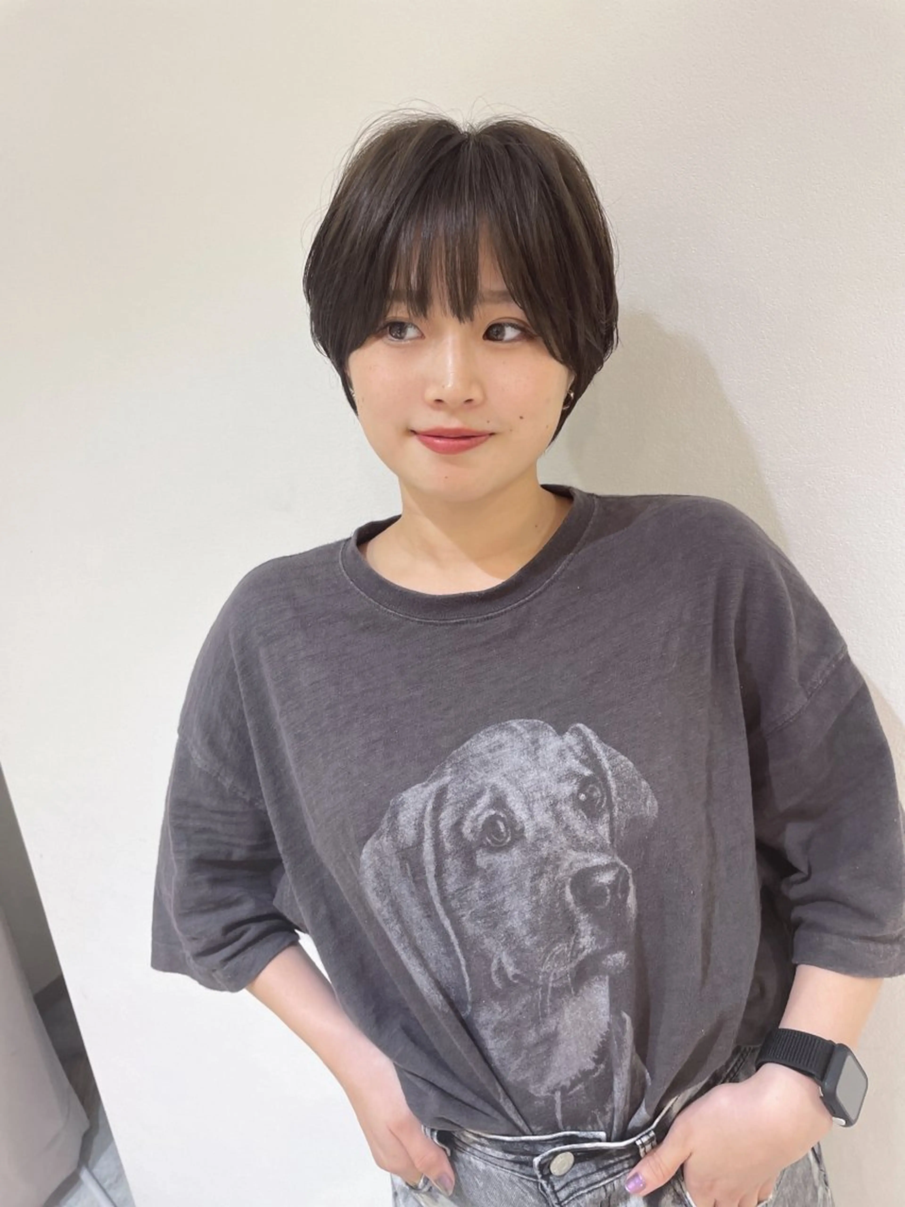 ショート 🎀大川 錬🎀 ブリーチなしWカラーのヘアスタイル