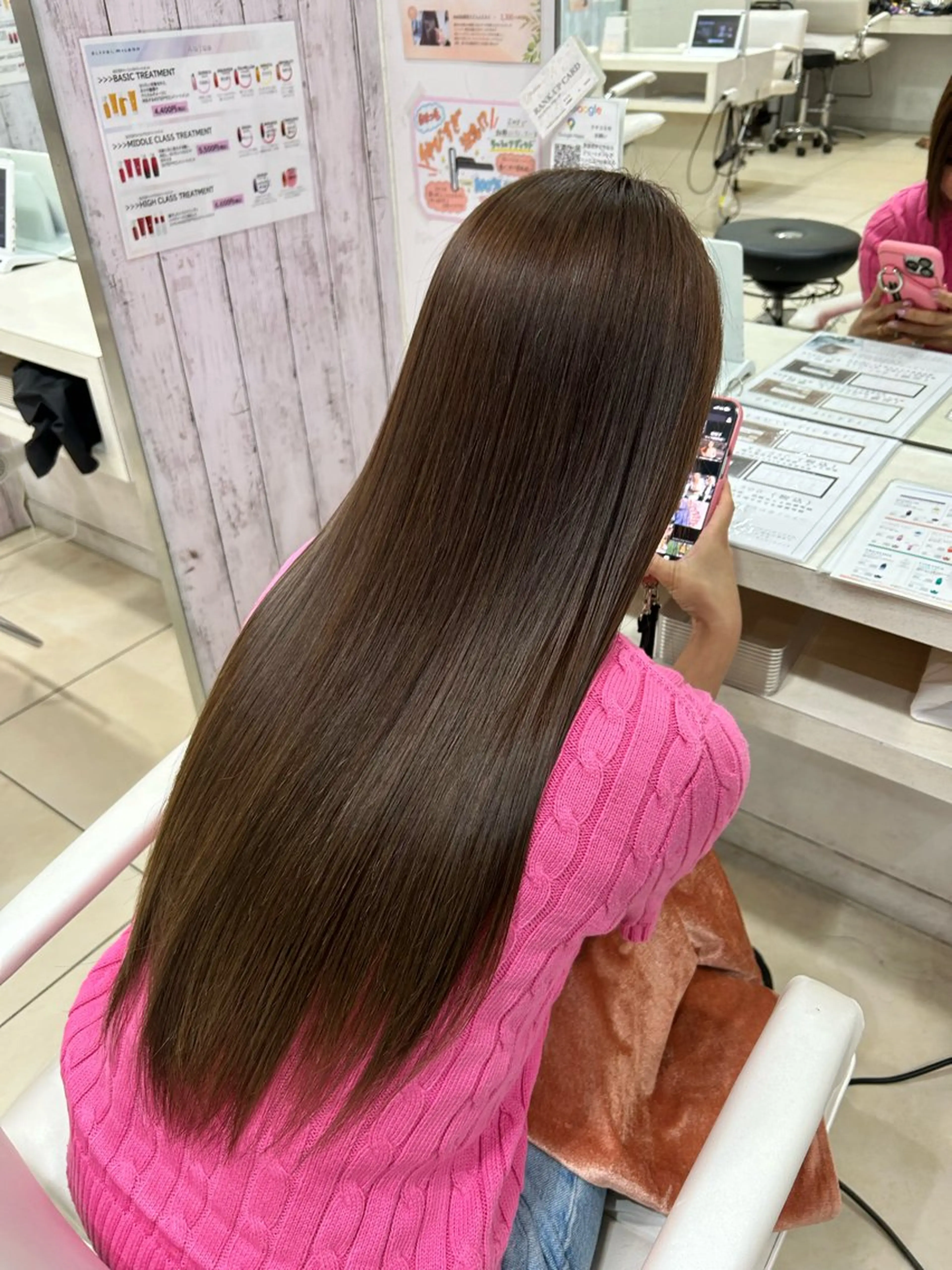 ロング カット ヘアカラー トリートメント 艶髪の神様 瀧田嵐士🇰🇷のヘアスタイル