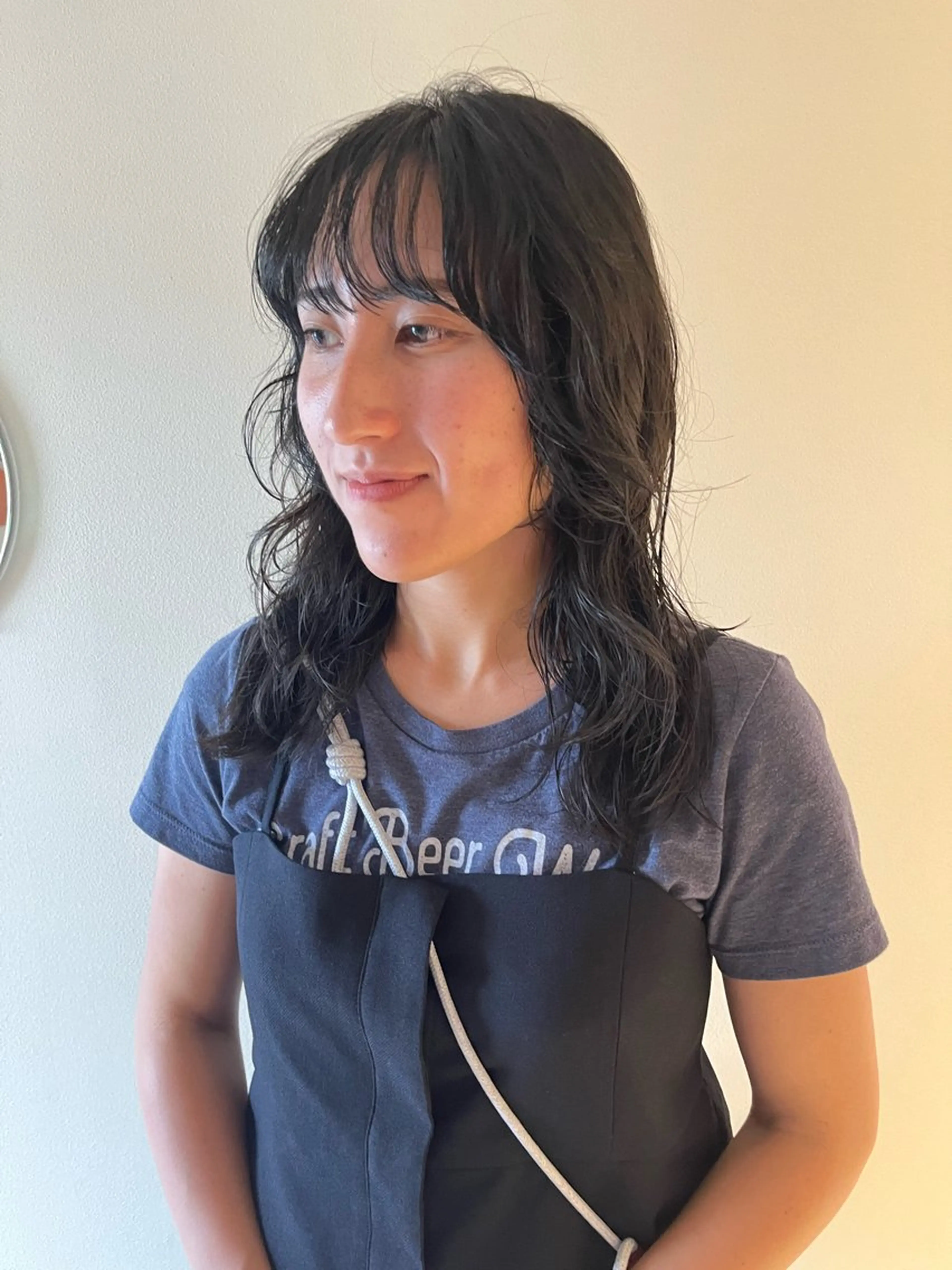 ミディアム パーマ ミディアムパーマ ニュアンスパーマ pu+on. nailworks所属・fuyumi / ニュアンスネイルのネイルデザイン