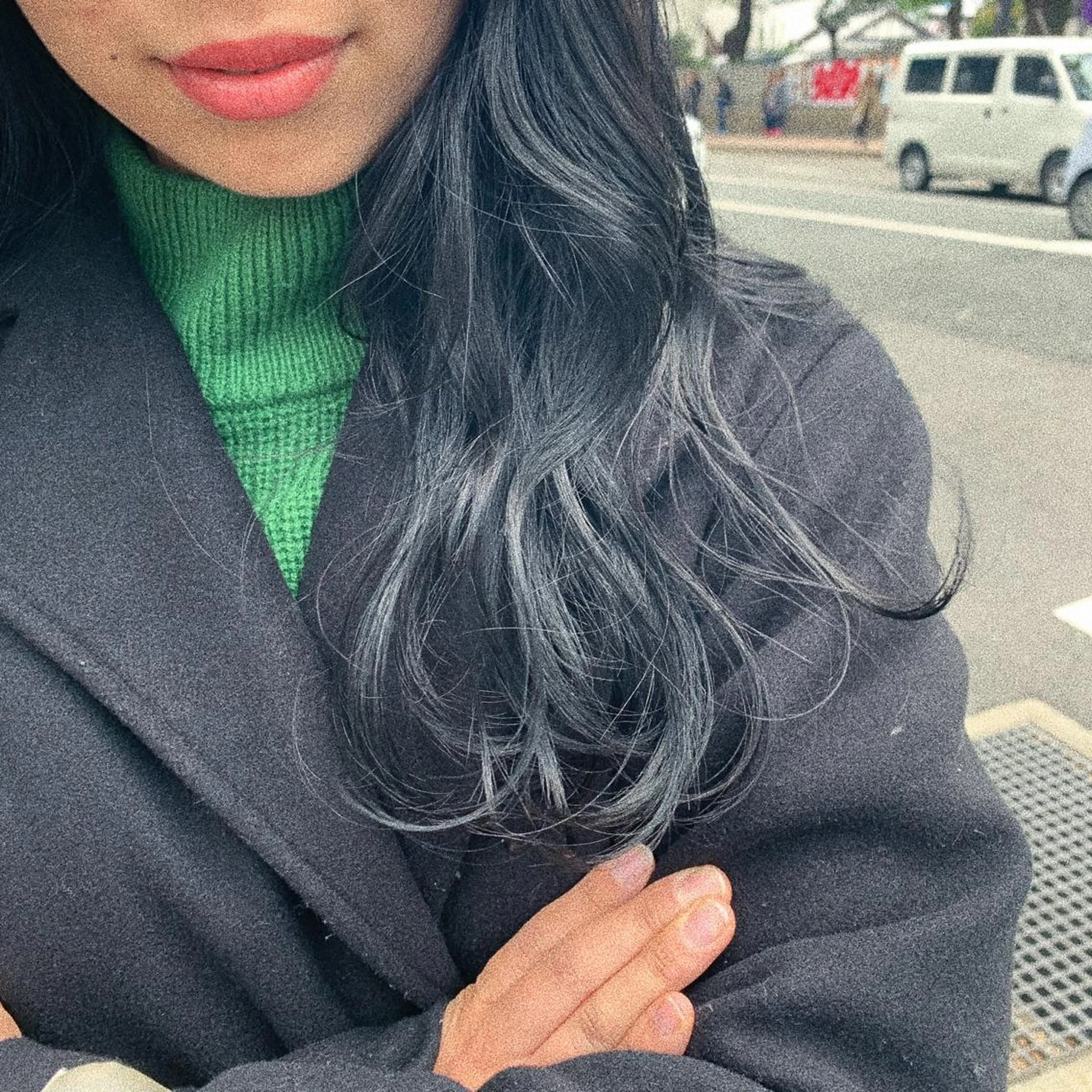 ロング アッシュ かえ🩶韓国ボブ🎀 透明感カラー🥣のヘアスタイル