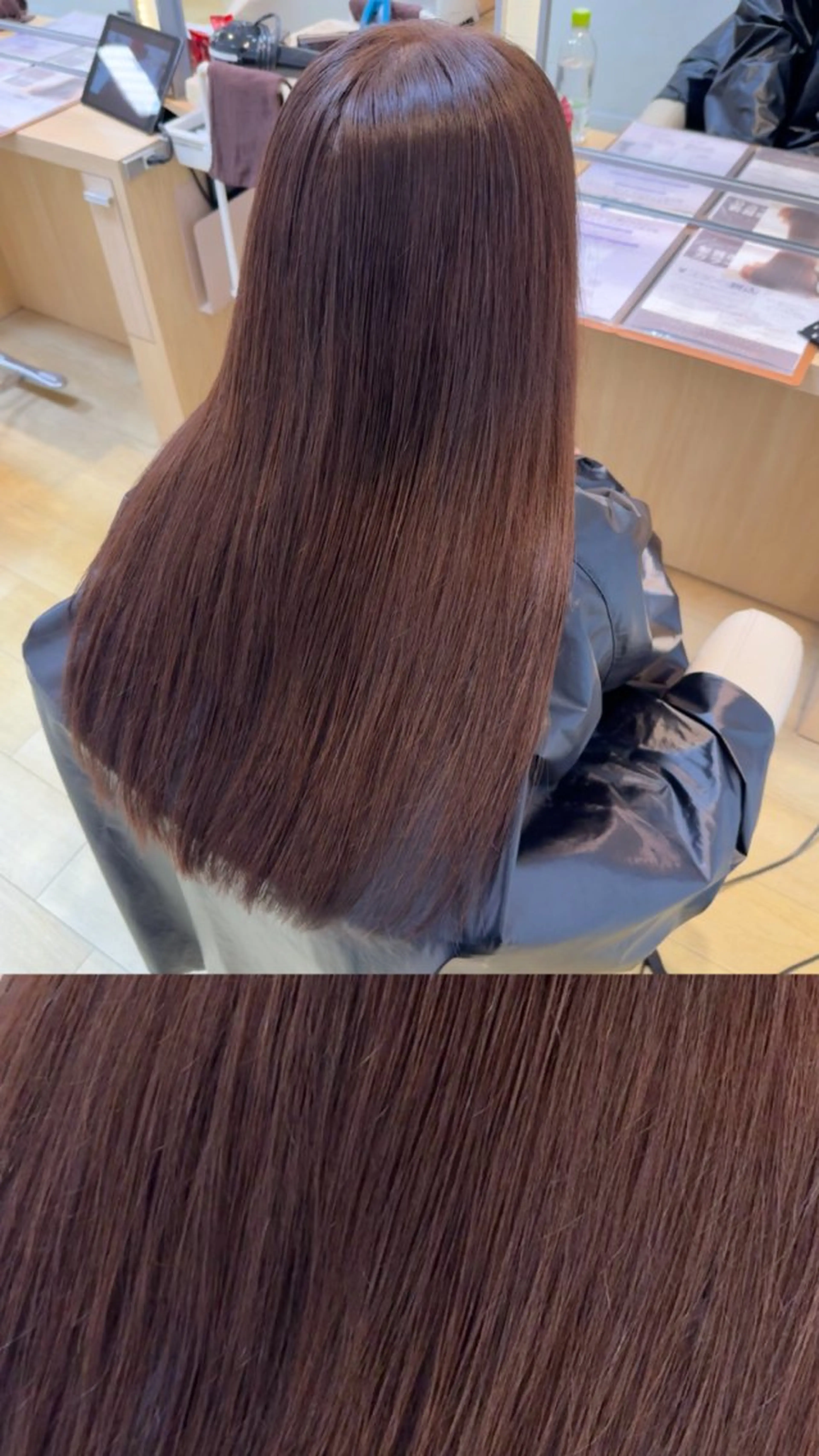 ロング カラー ブラウンカラー ラベンダーカラー ヘアカラー トリートメント ito 𖤐⡱のヘアスタイル