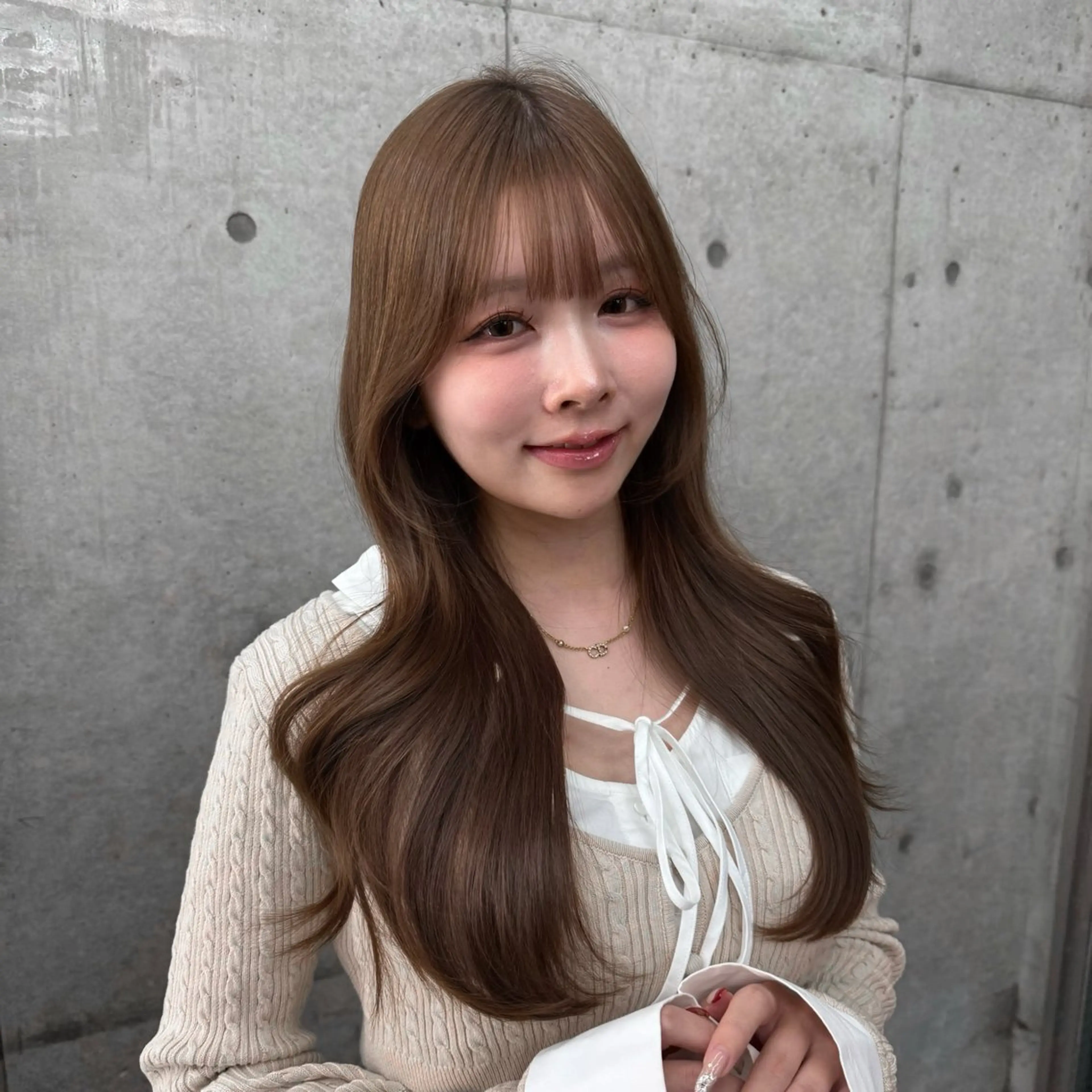 ロング カラー 垢抜けトレンド レイヤー🩵廣戸楓のヘアスタイル
