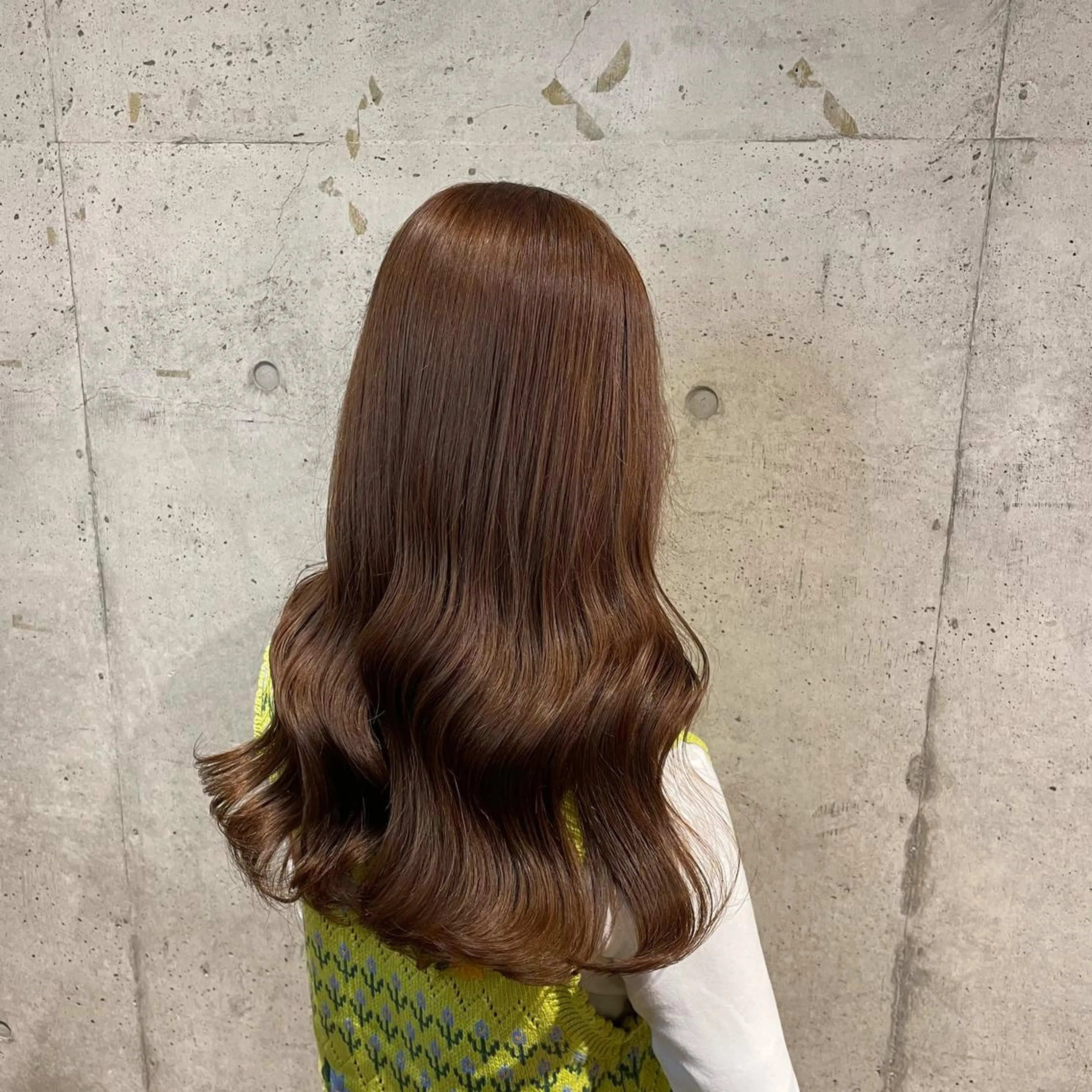 ブリーチなしのWカラー+トリートメント¥17,600~→¥8,800~の写真