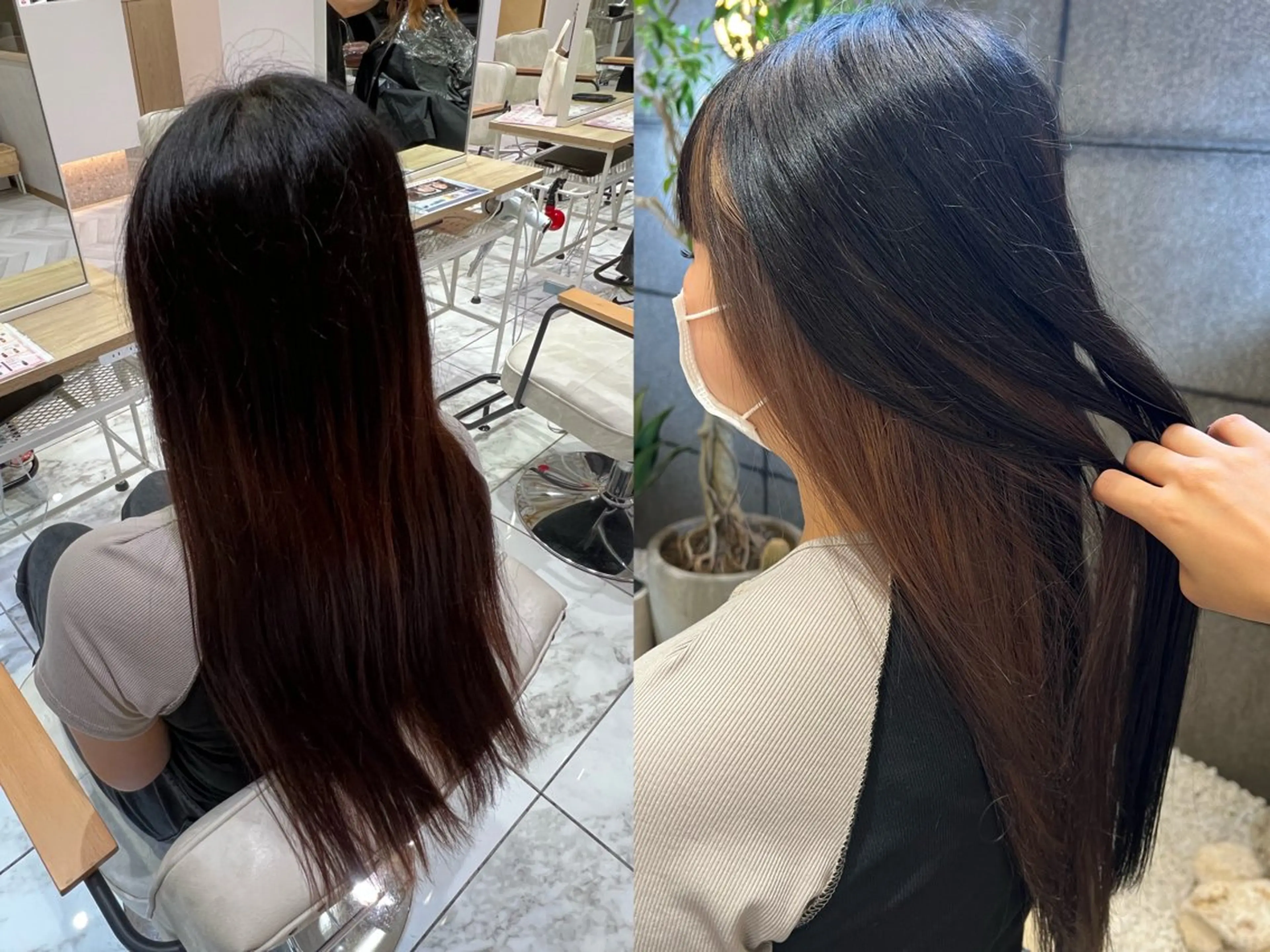 ロング カラー ブリーチ ヘアカラー 学生人気no.1 🦋ナツミのヘアスタイル