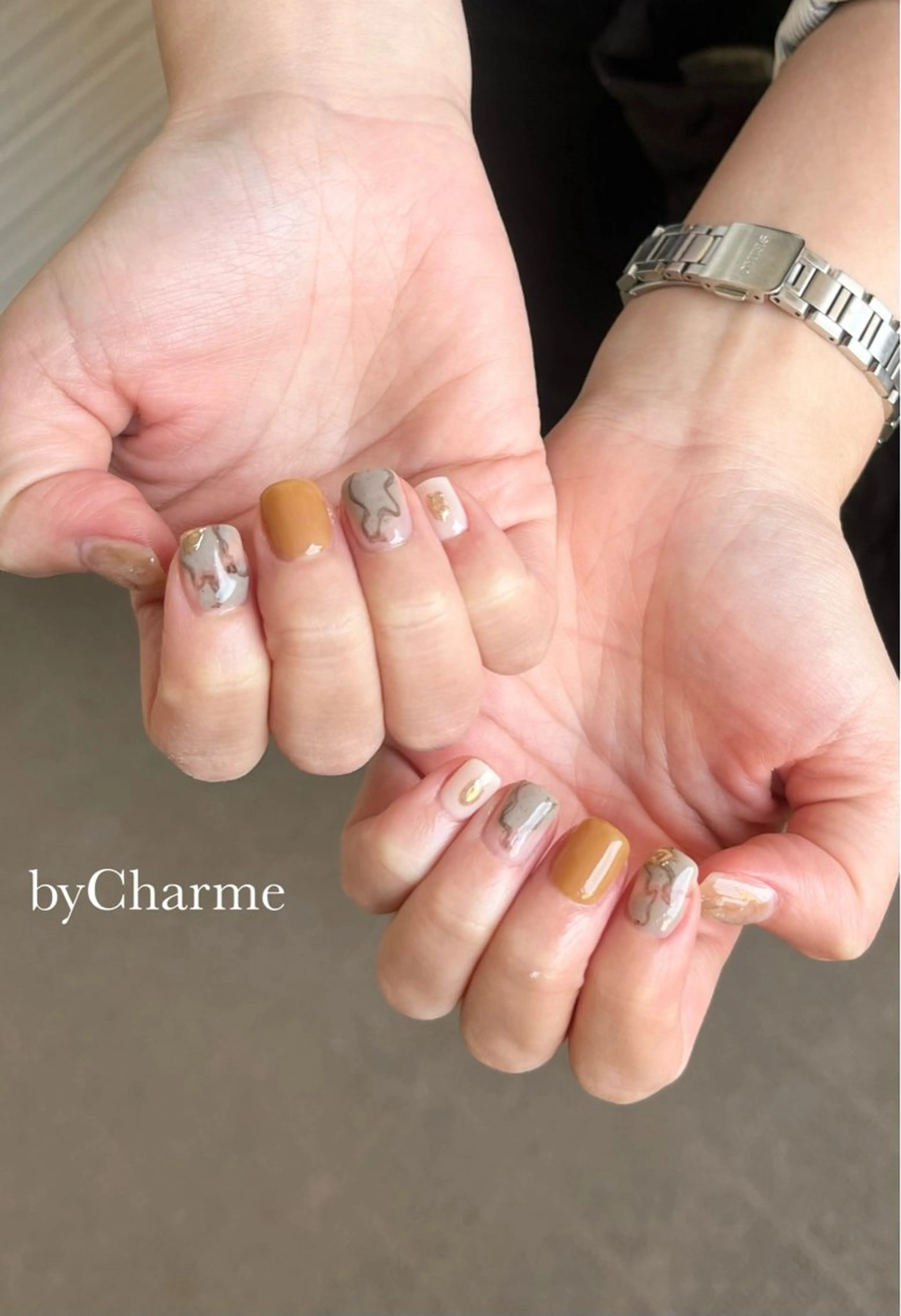 ネイル ニュアンスネイル Ray. byCharmeのネイルデザイン