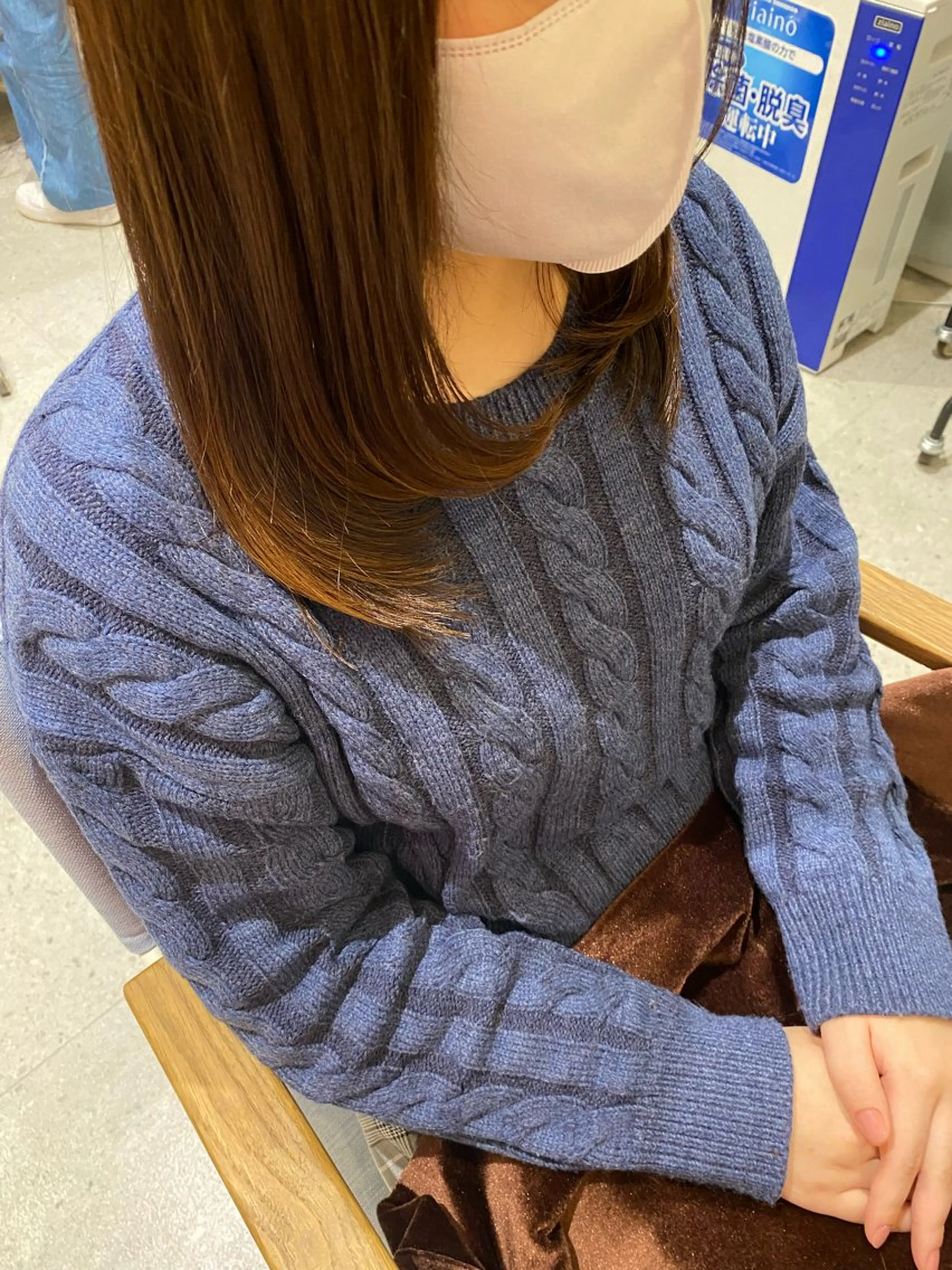 セミロング レイヤーカット エリア唯一🌈ᵕ̈* 派手髪モリヤ🌺のヘアスタイル