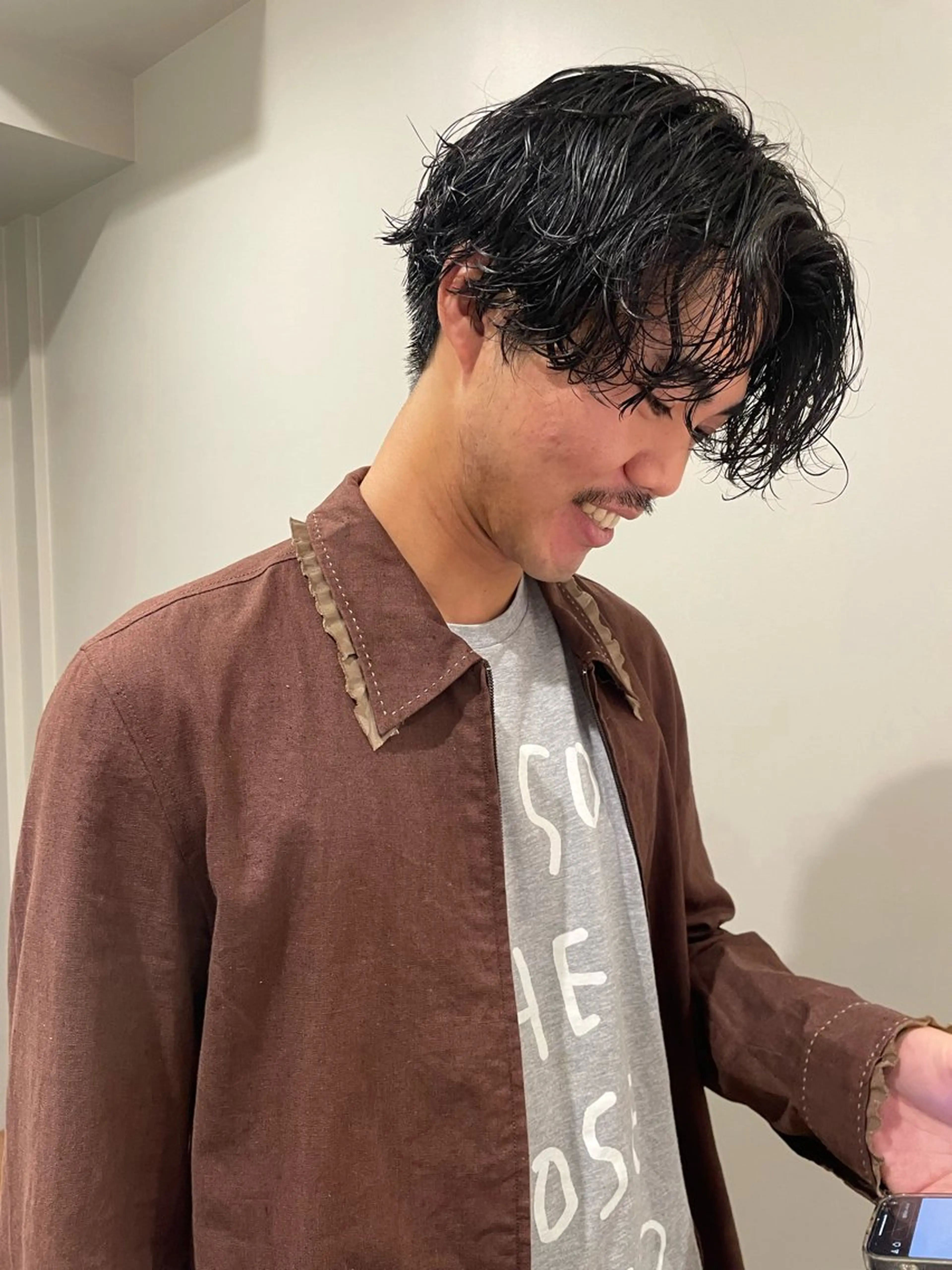 メンズ メンズパーマ 森田 博樹のヘアスタイル