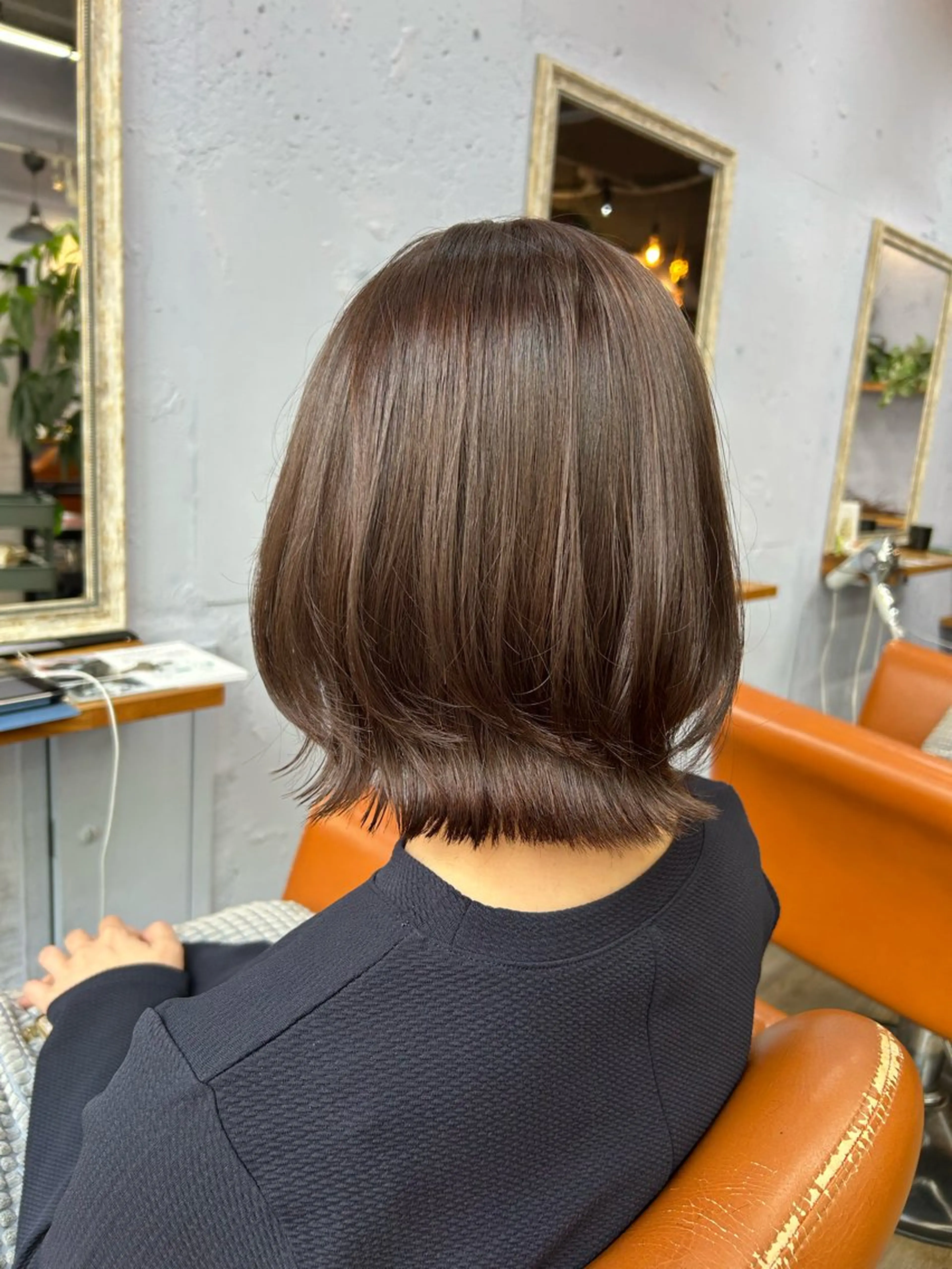 ミディアム 古澤 咲来のヘアスタイル