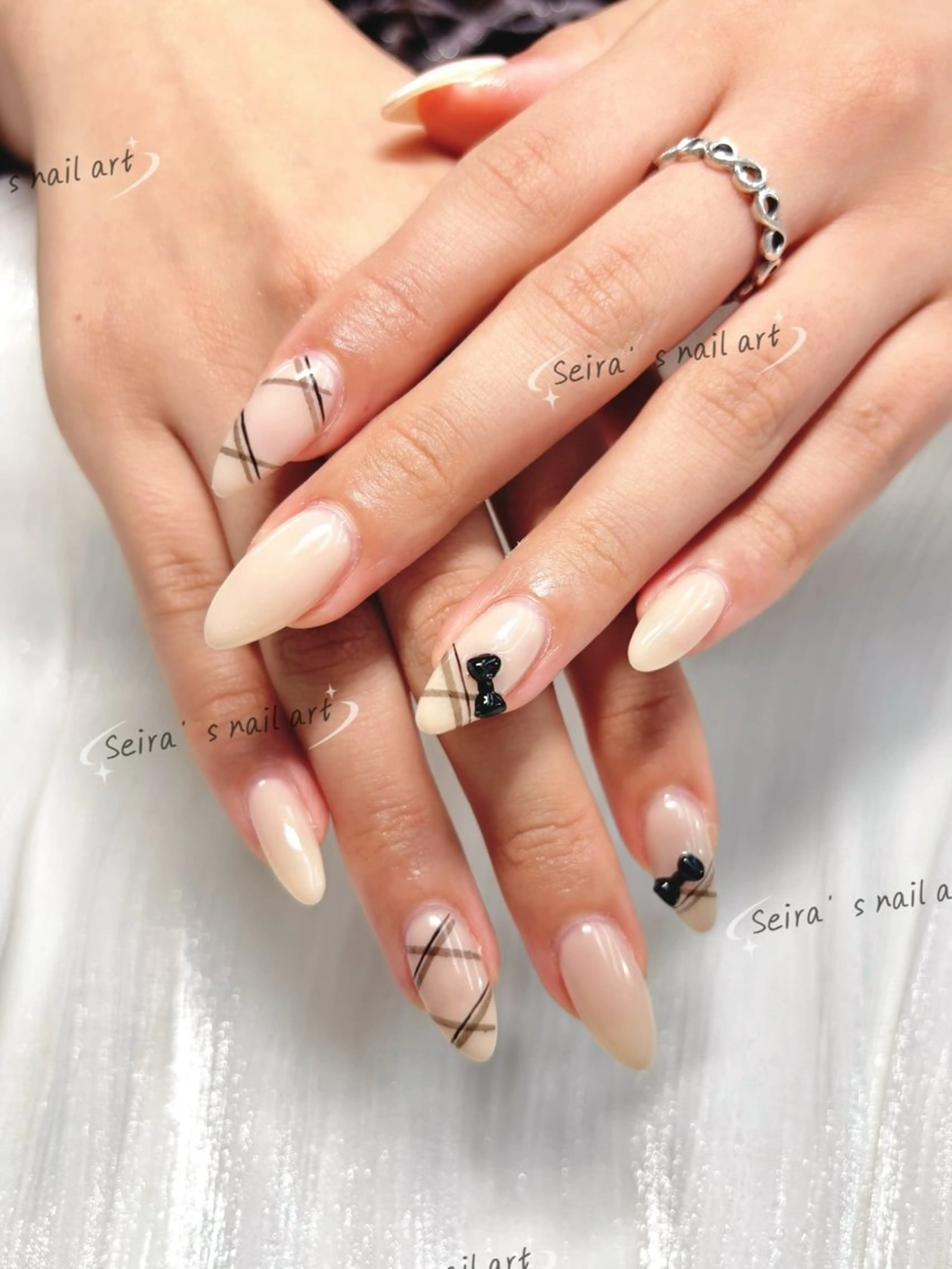 👑期間限定👑【シンプル持ち込みアート】デザイン3.4本まで or【トレンドデザインコース】💅初回オフ無料の写真