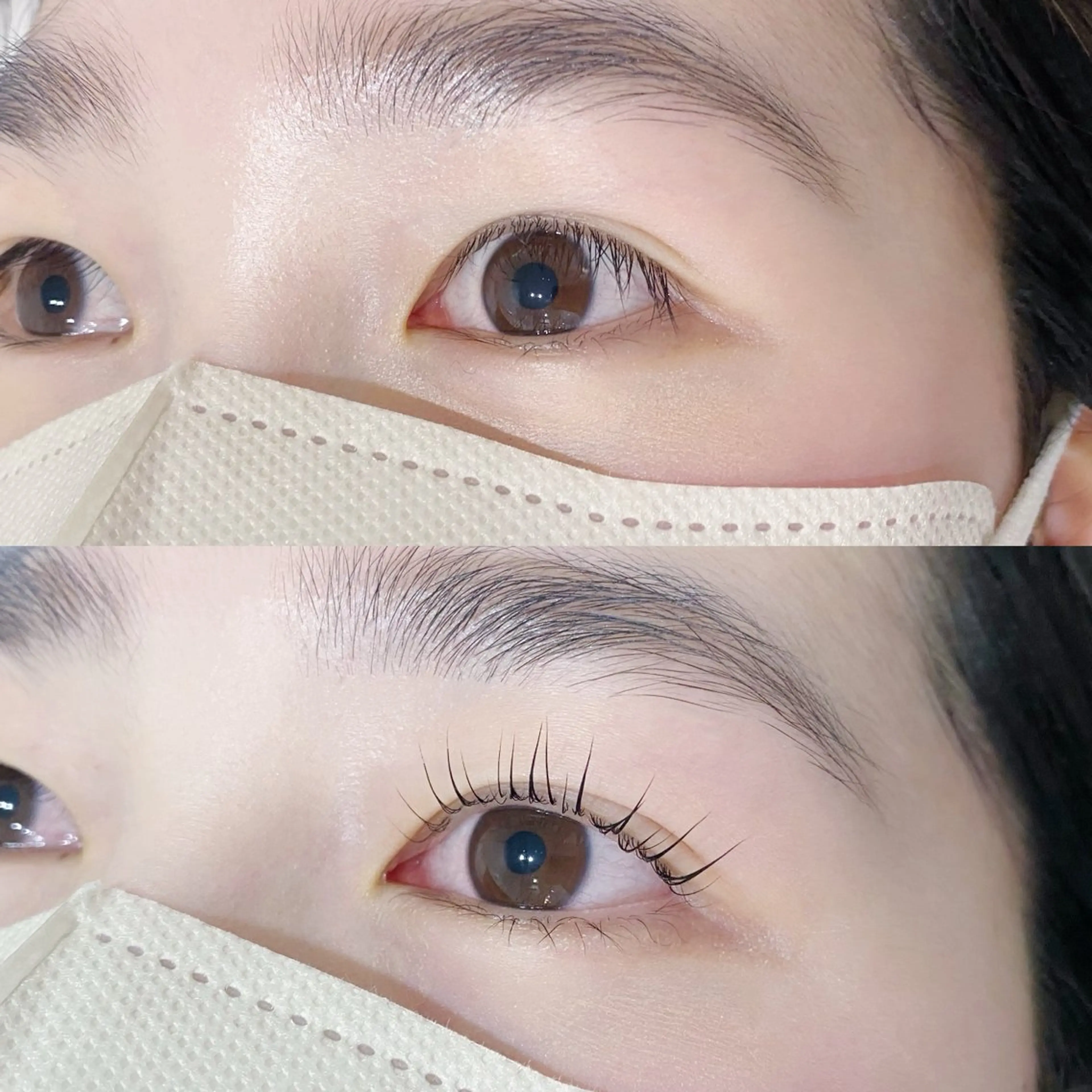 マツエク・マツパ パリジェンヌラッシュリフト まつげパーマ Nail&Eyelash Rea所属・Rea🌈Coco 韓国風まつげパーマの眉毛・アイブロウイメージ