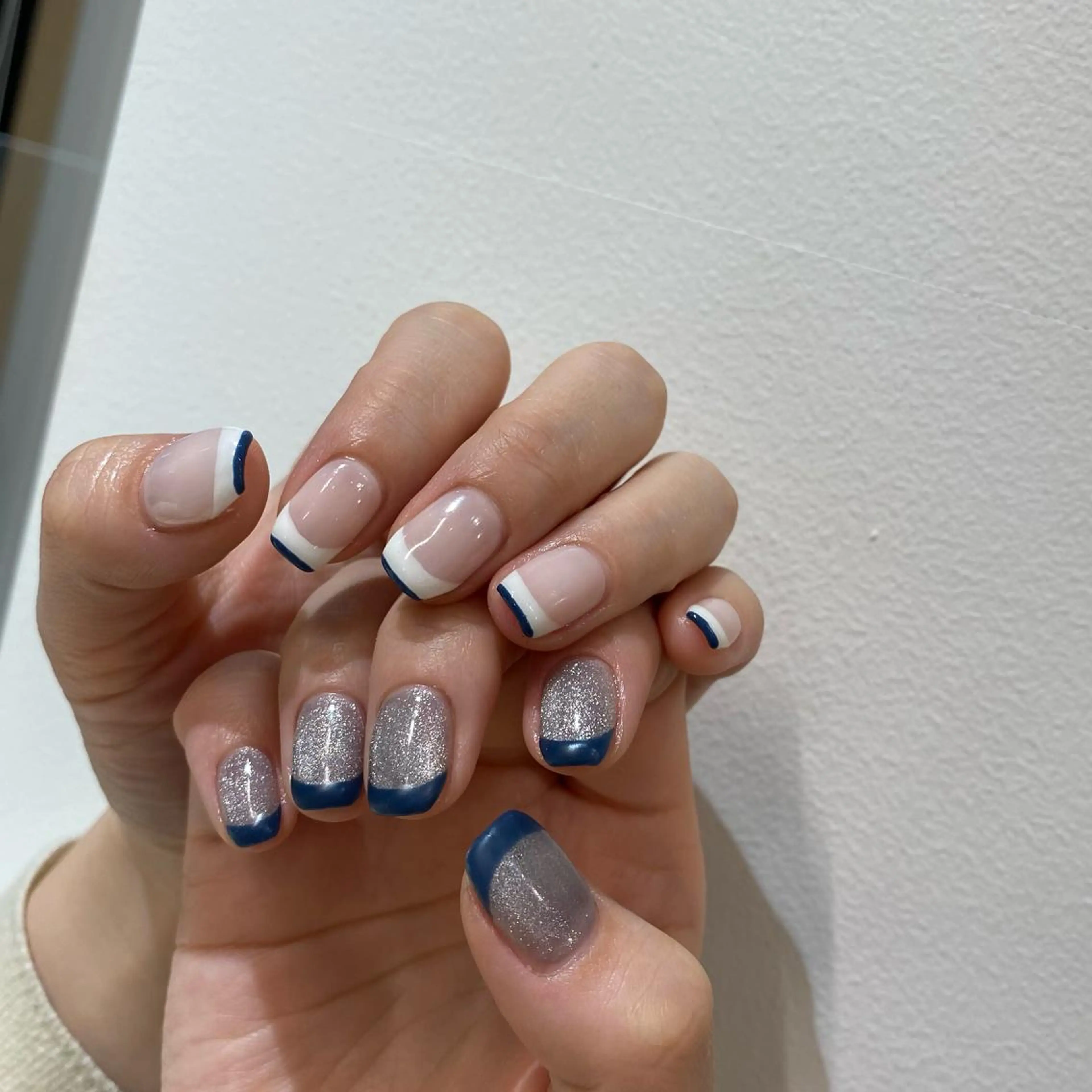 ネイル フレンチネイル ハンドネイル nable.所属・望月 実莉のネイルデザイン
