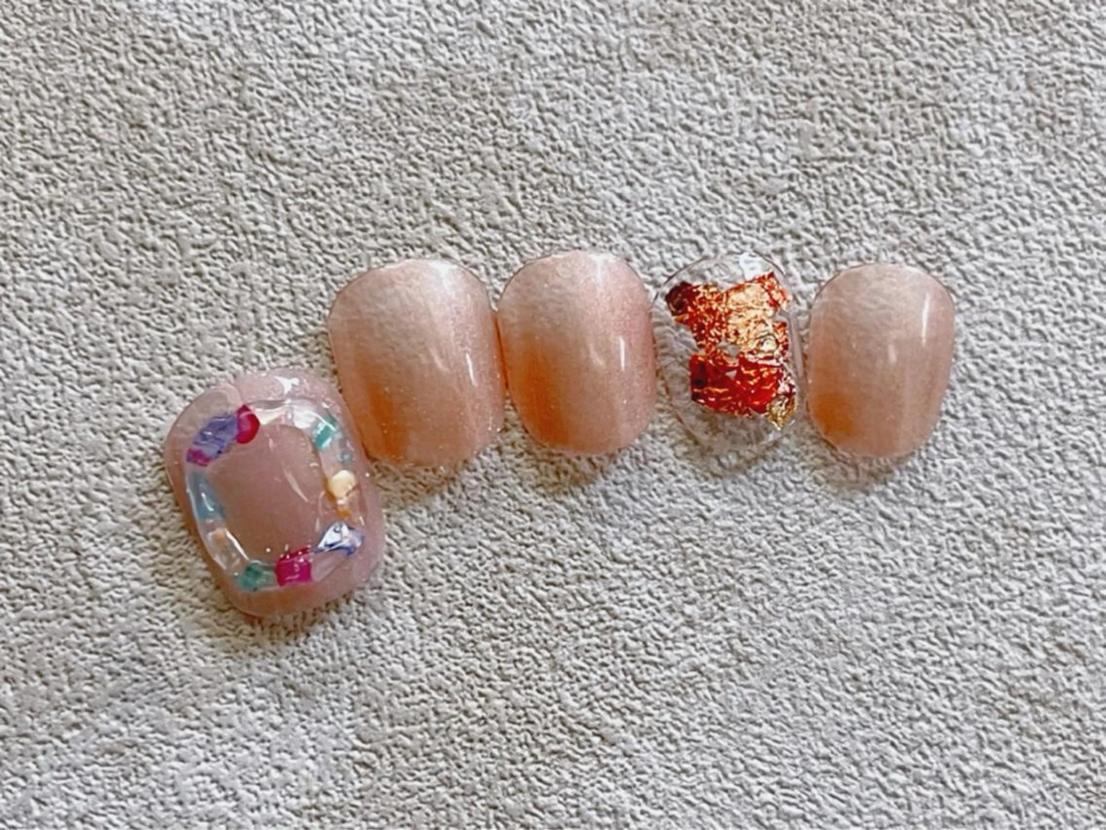 ネイル ぷっくりネイル フットネイル Nail Katoのネイルデザイン