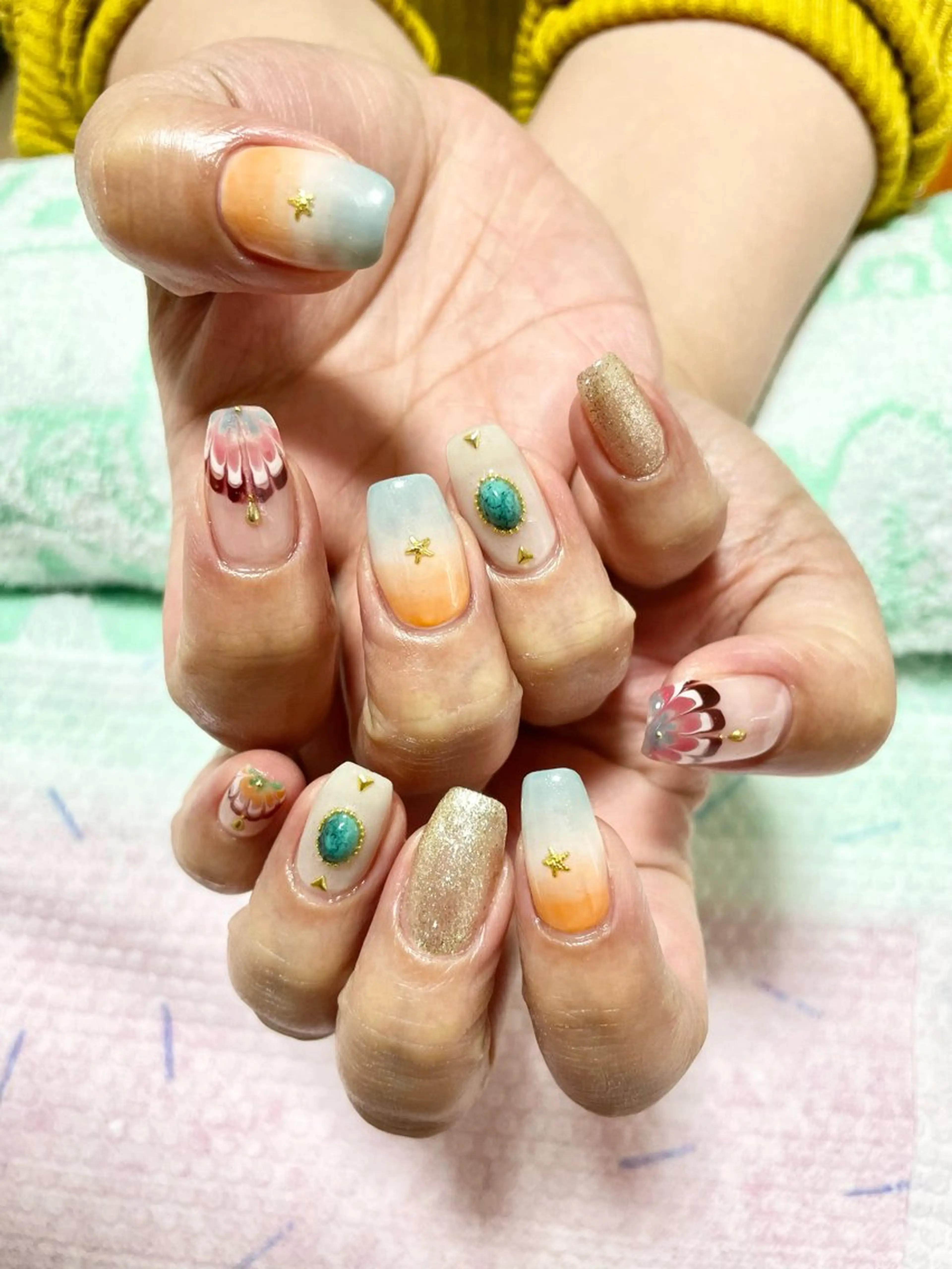 ネイル ハンドネイル nail salon HIRUKANAのネイルデザイン
